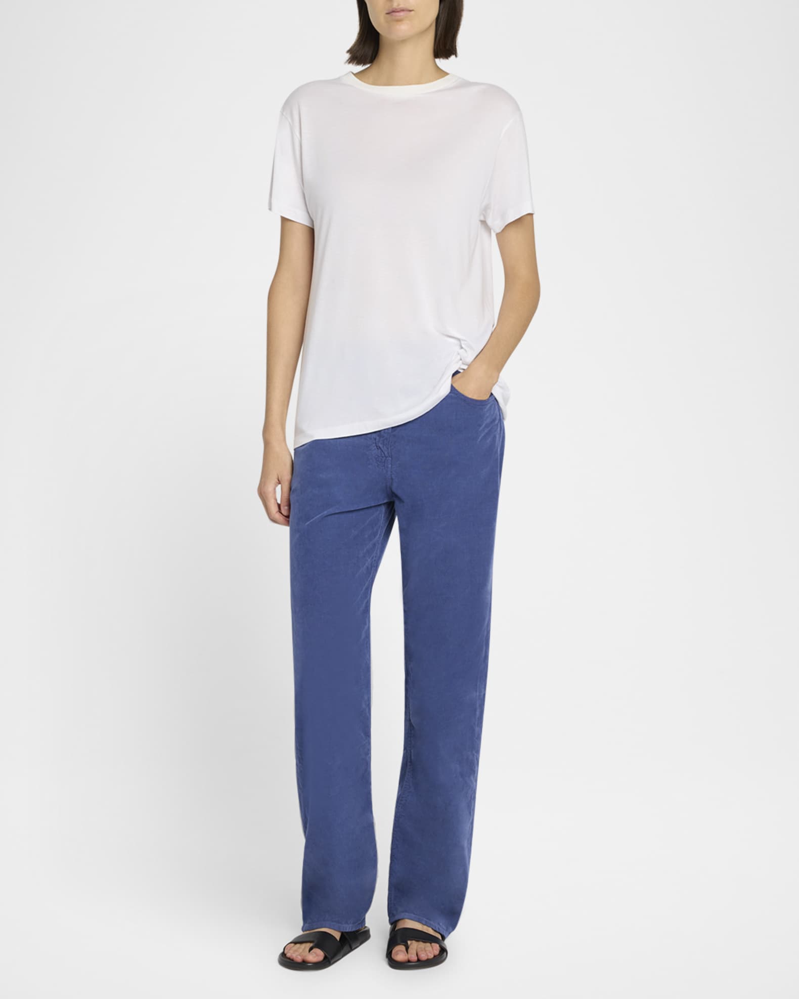 Tarley Corduroy Straight Leg Pants 1