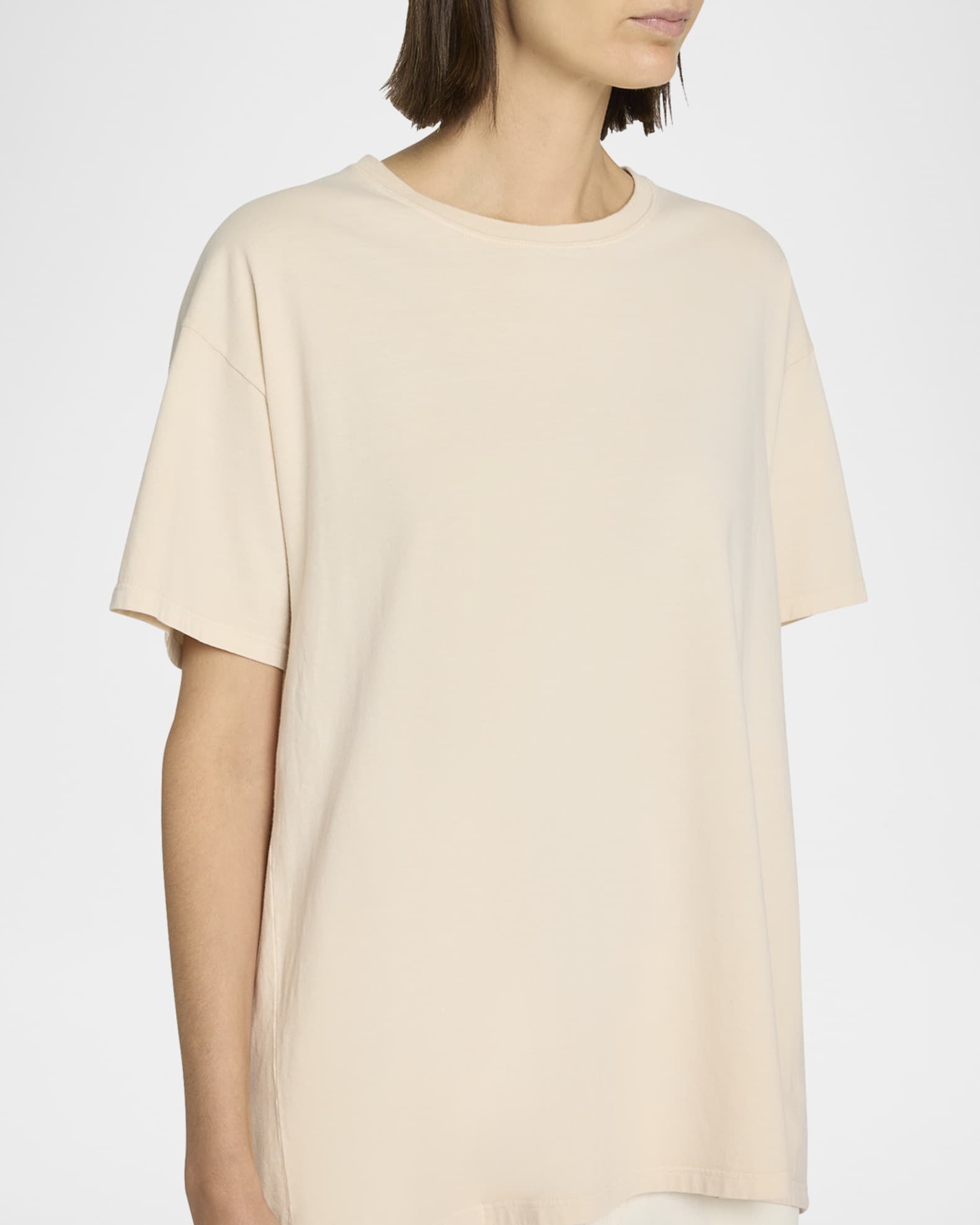Tシャツ・カットソー THE ROW Women Tops NADINA' T-SHIRT Yellow Nadina oversized cotton-jersey T-shirt | THE ROW