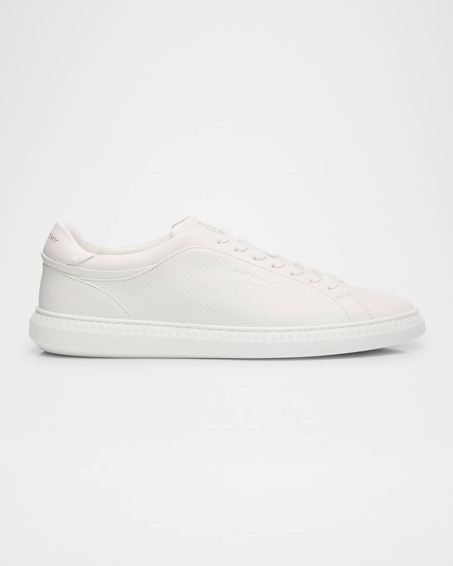 Men's G Set Leather Low-Top Sneakers 0