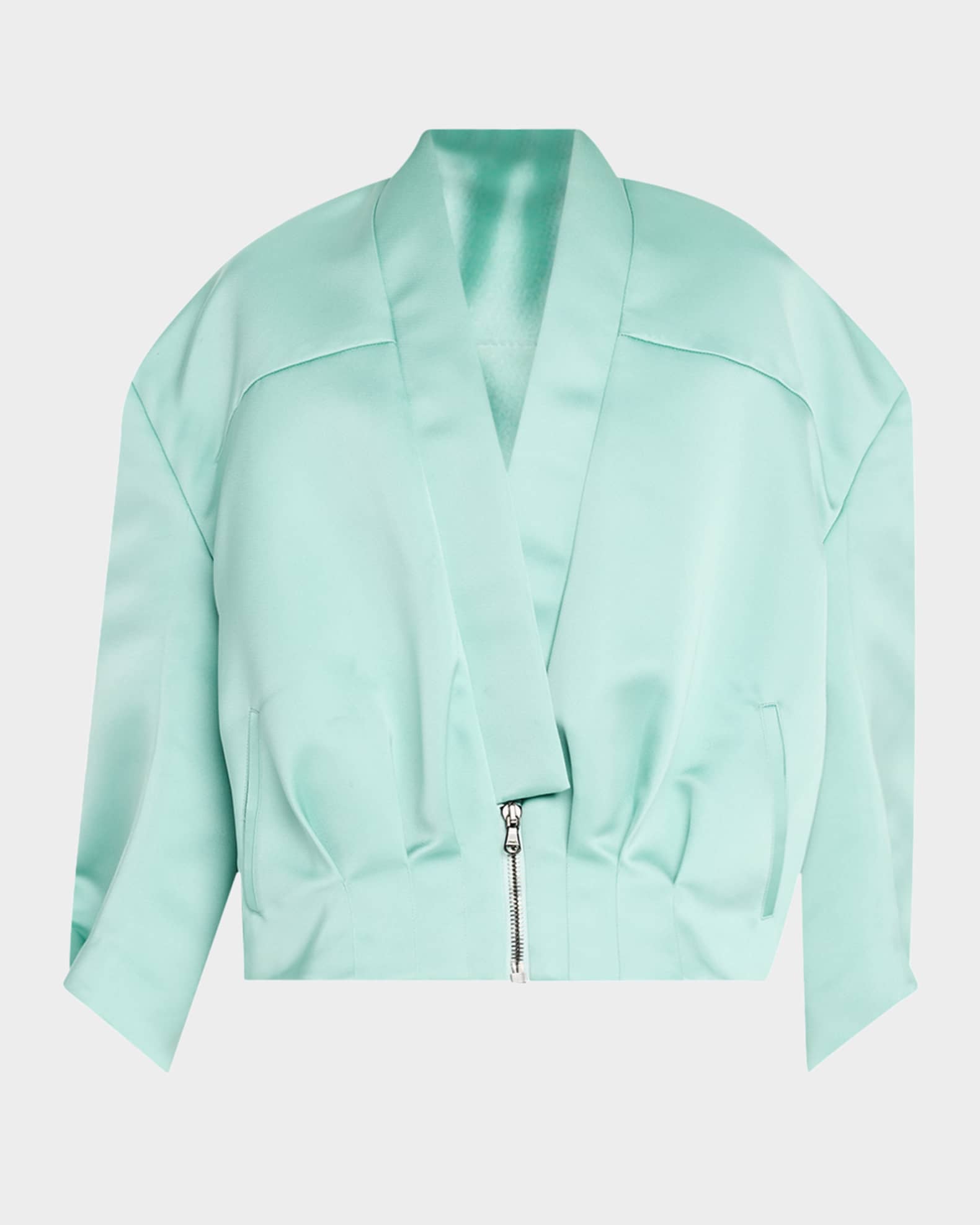 Sculpted Back Bomber Jacket 0