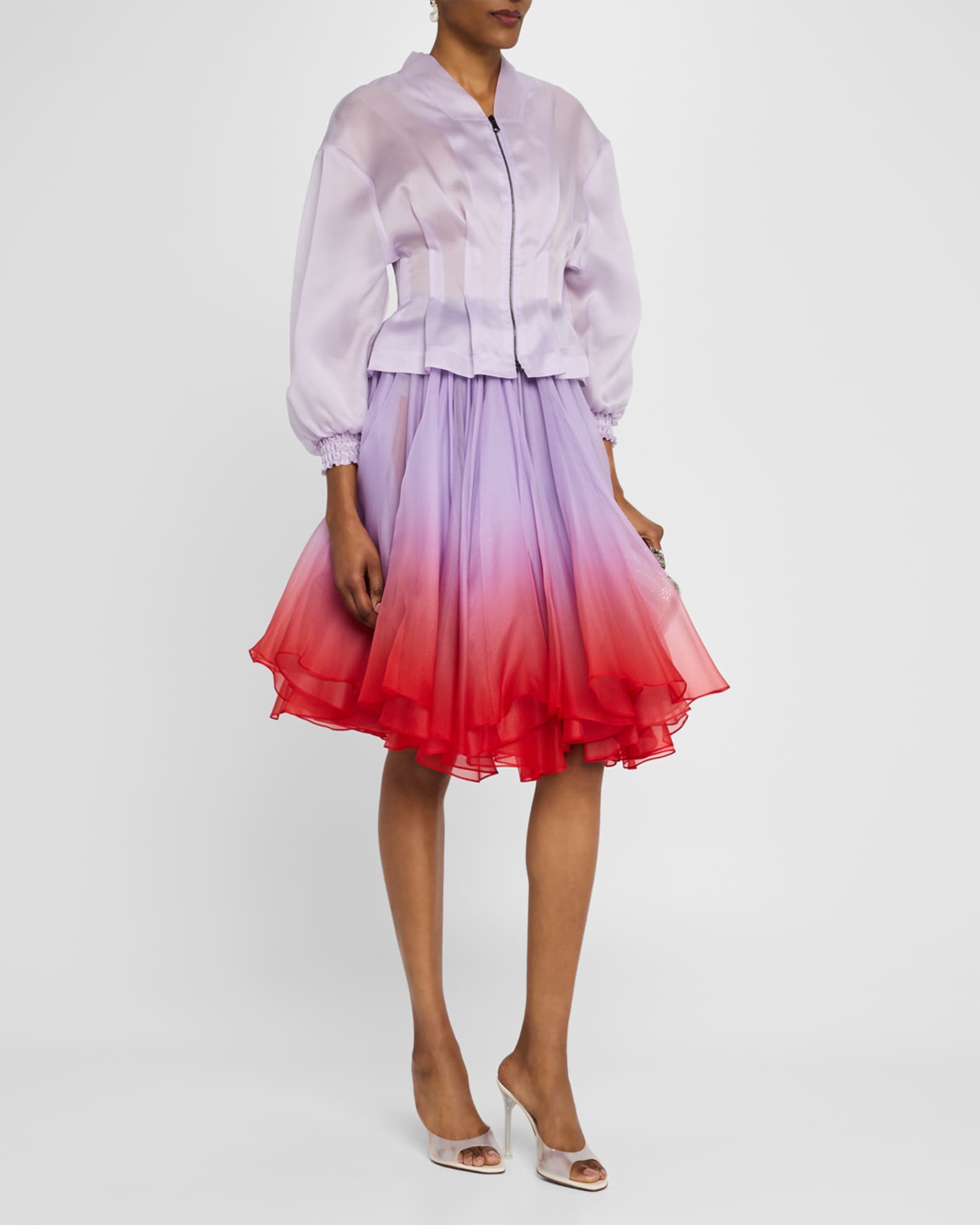 Ombre Flounce Circle Skirt 1