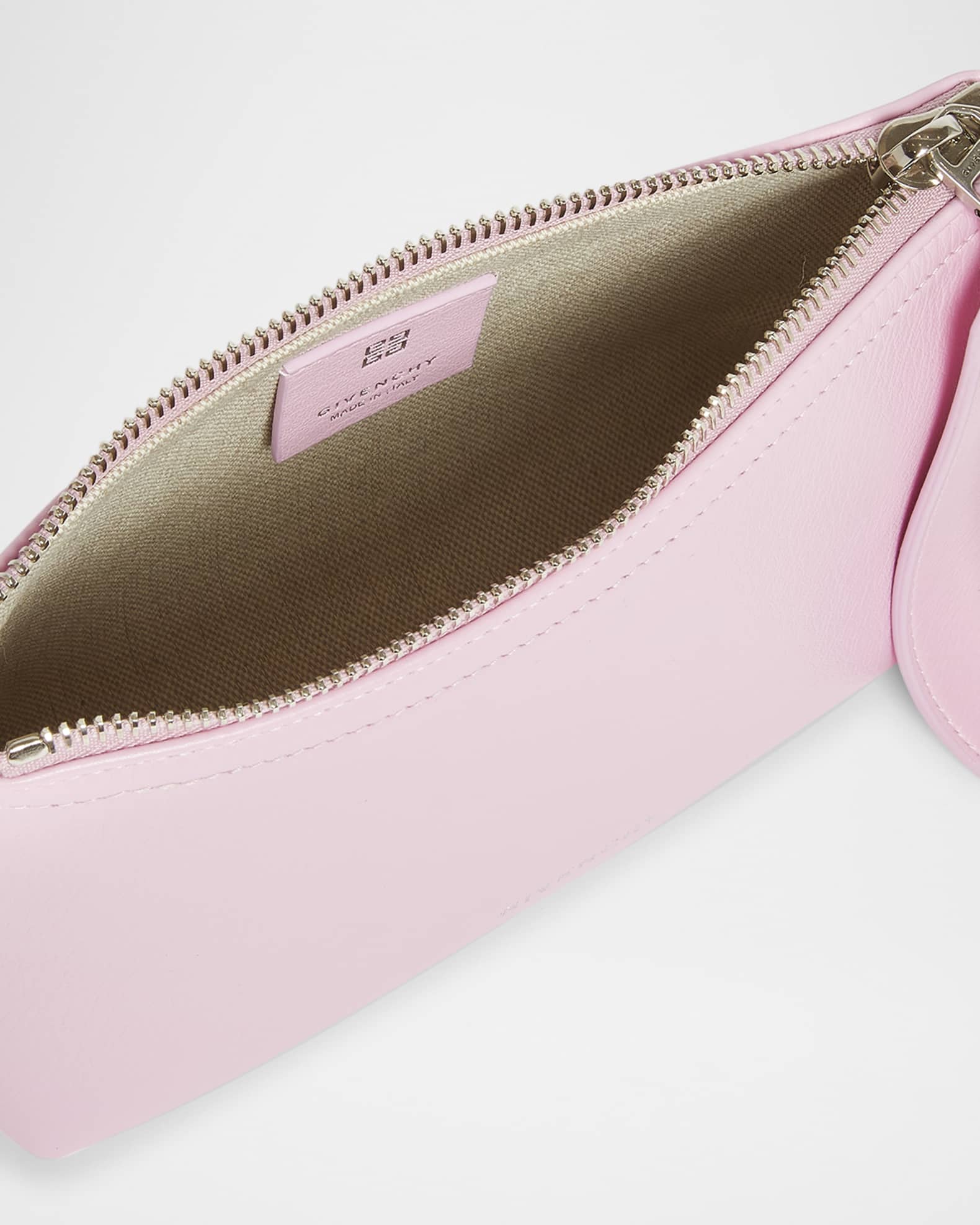 Givenchy Voyou Small Pouch Bag in Leather with Buckle and Heart