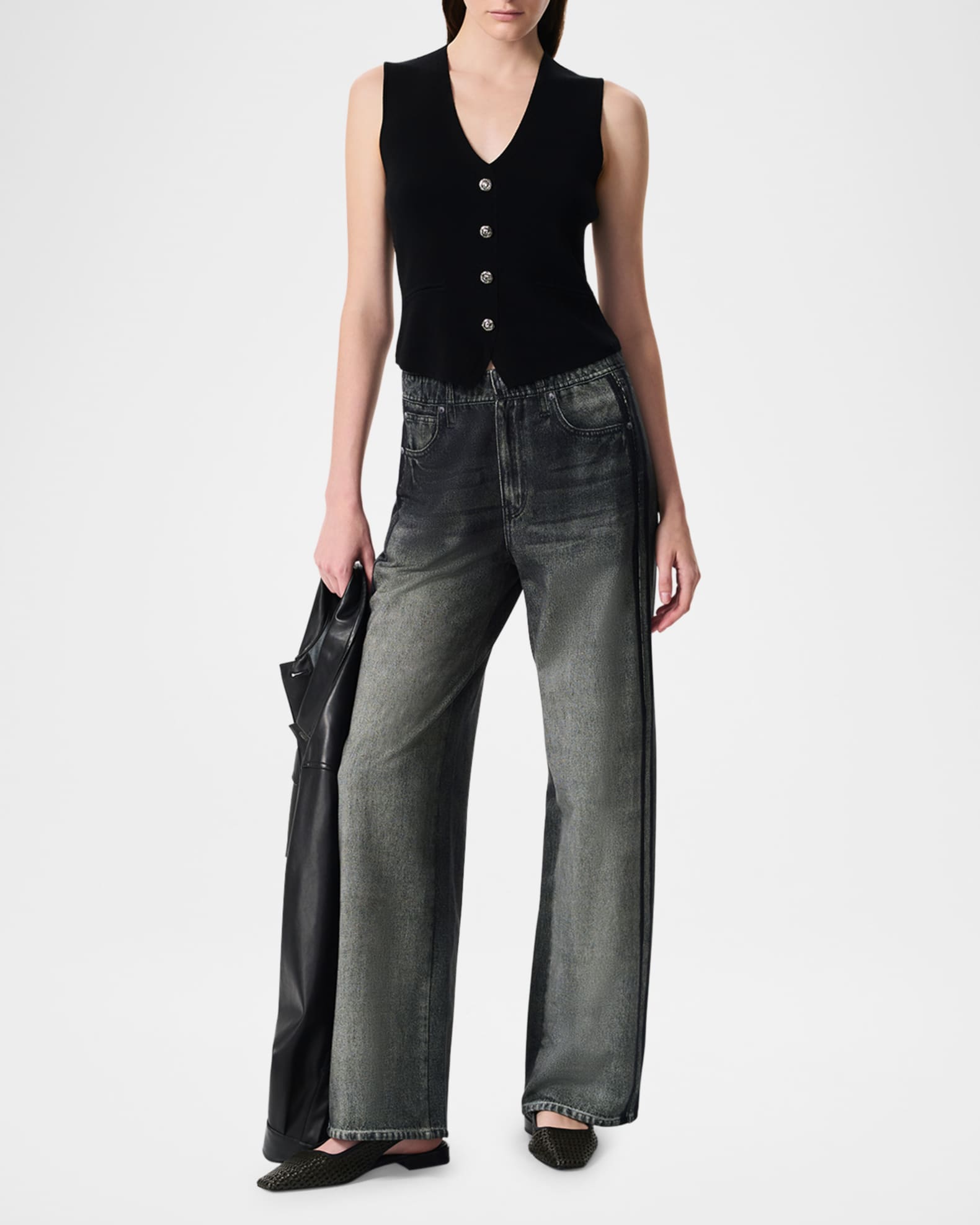Miramar Wide-Leg Track Pants 1