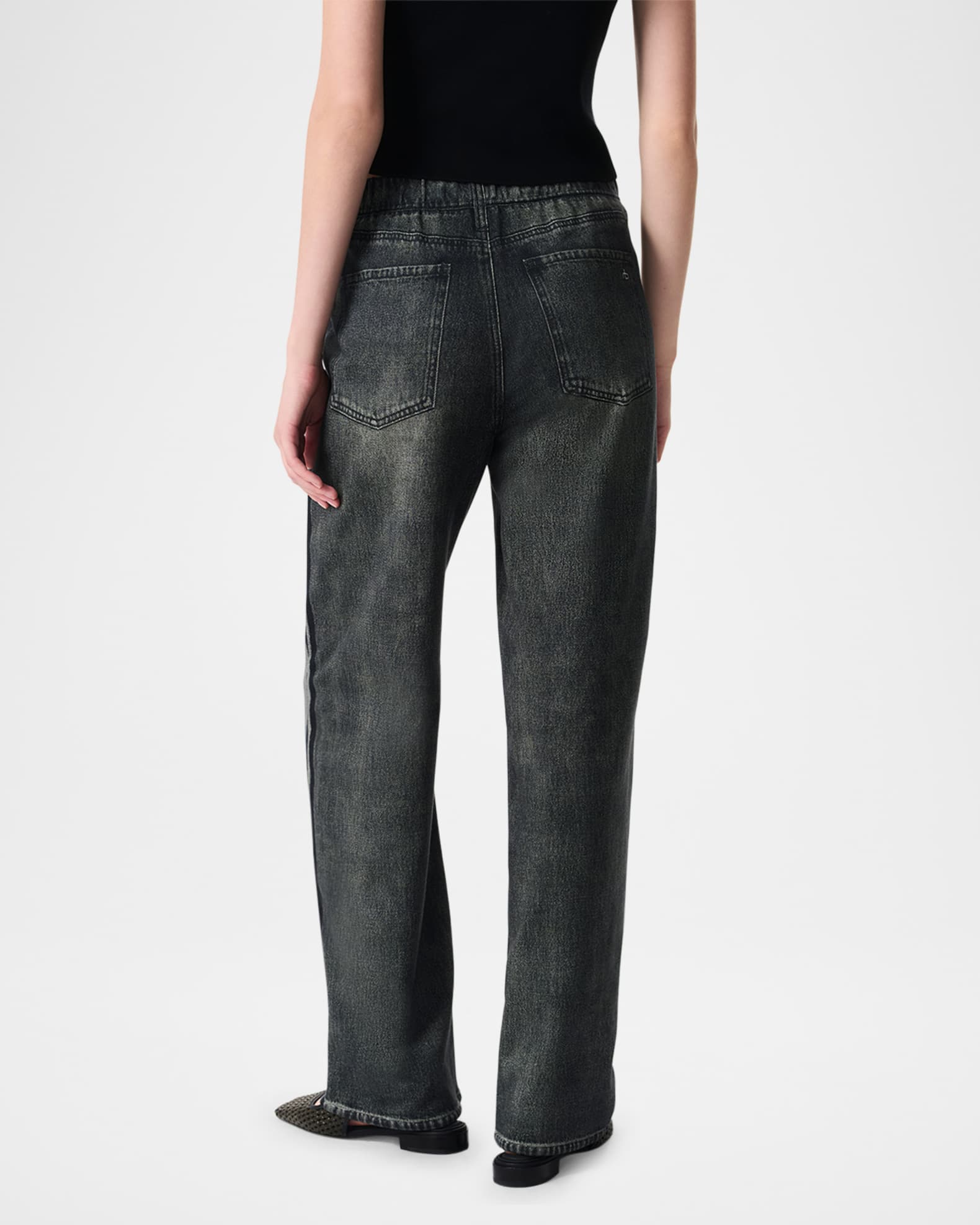 Rag & Bone Miramar Wide-Leg Track Pants | Neiman Marcus