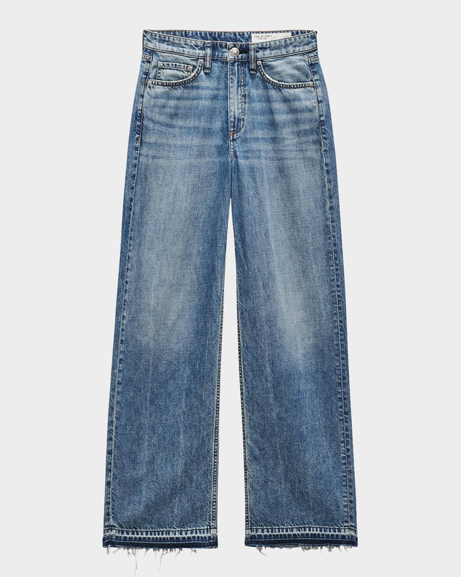 Featherweight Logan Wide-Leg Jeans 0