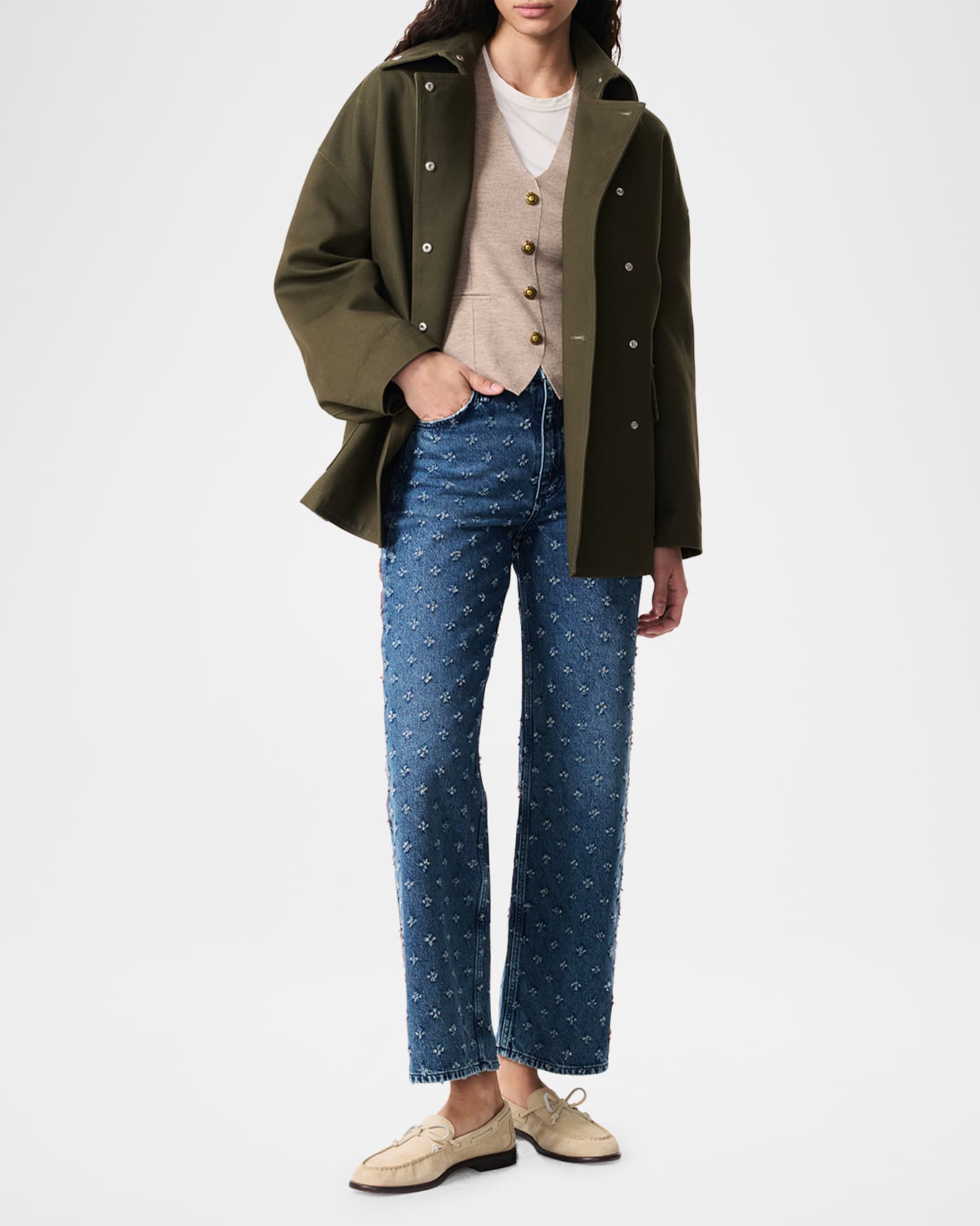 Shea High-Rise Relaxed Straight Jeans 1