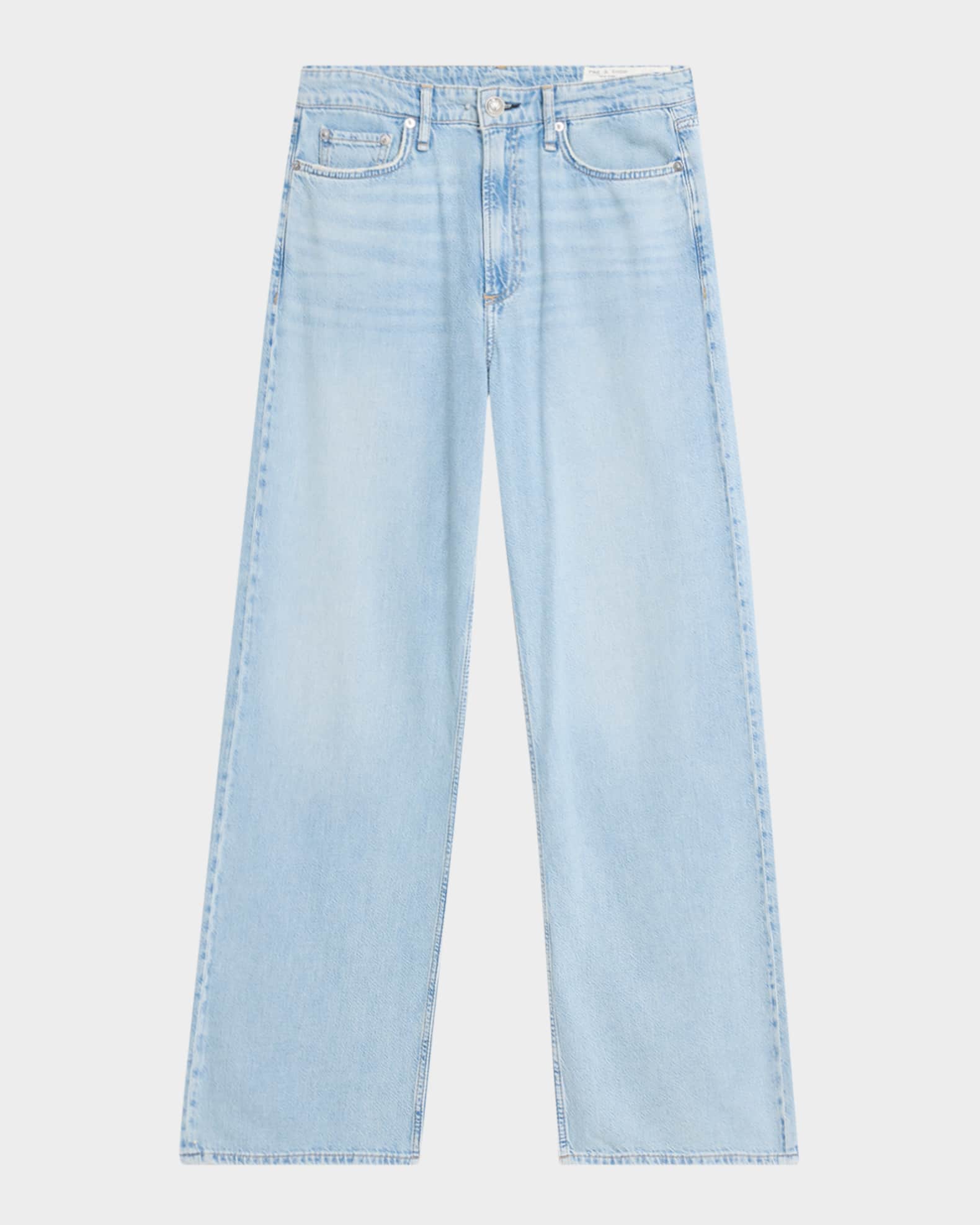 Featherweight Logan Mid-Rise Wide Relaxed Jeans 0