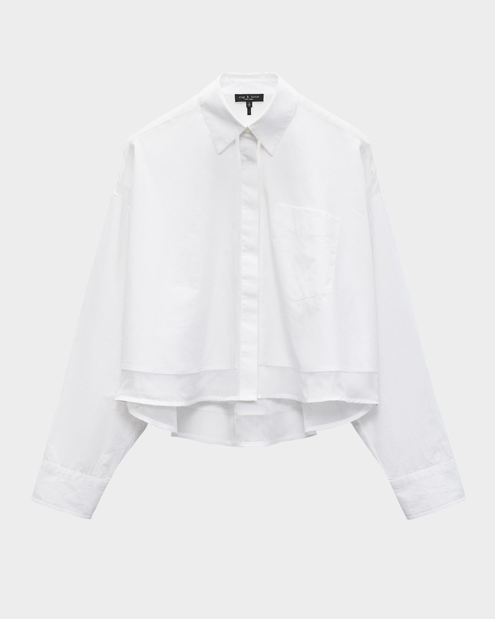 Beatrice Cropped Combo Shirt 0