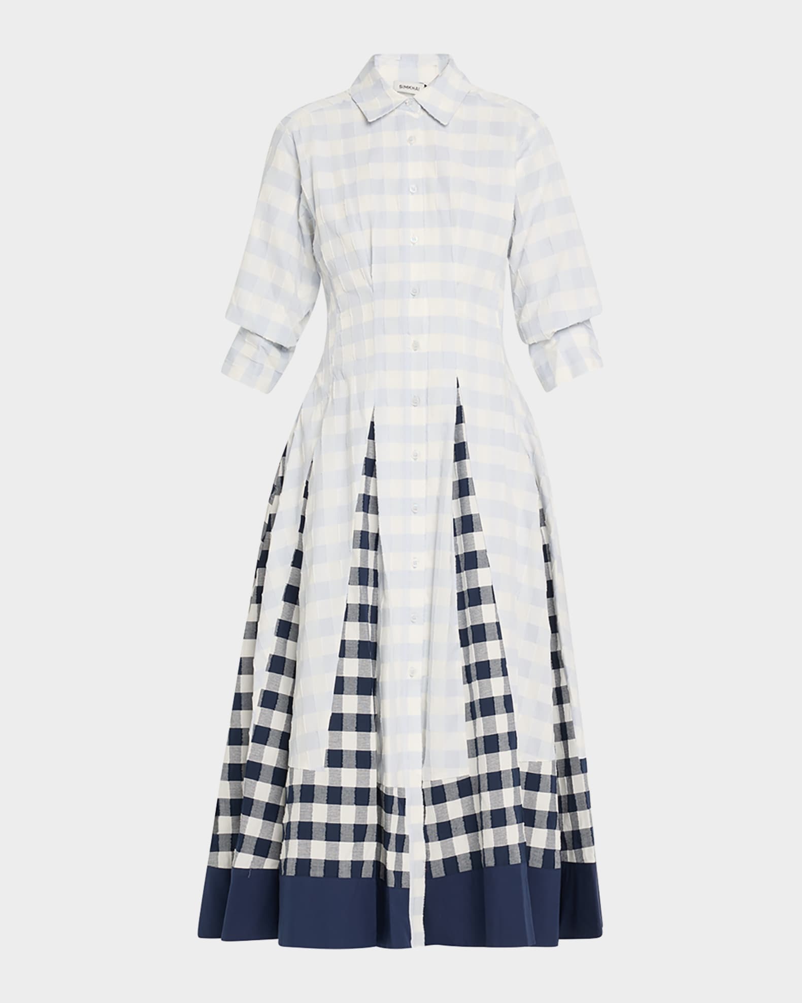 Jazz Pintuck Midi Dress 0