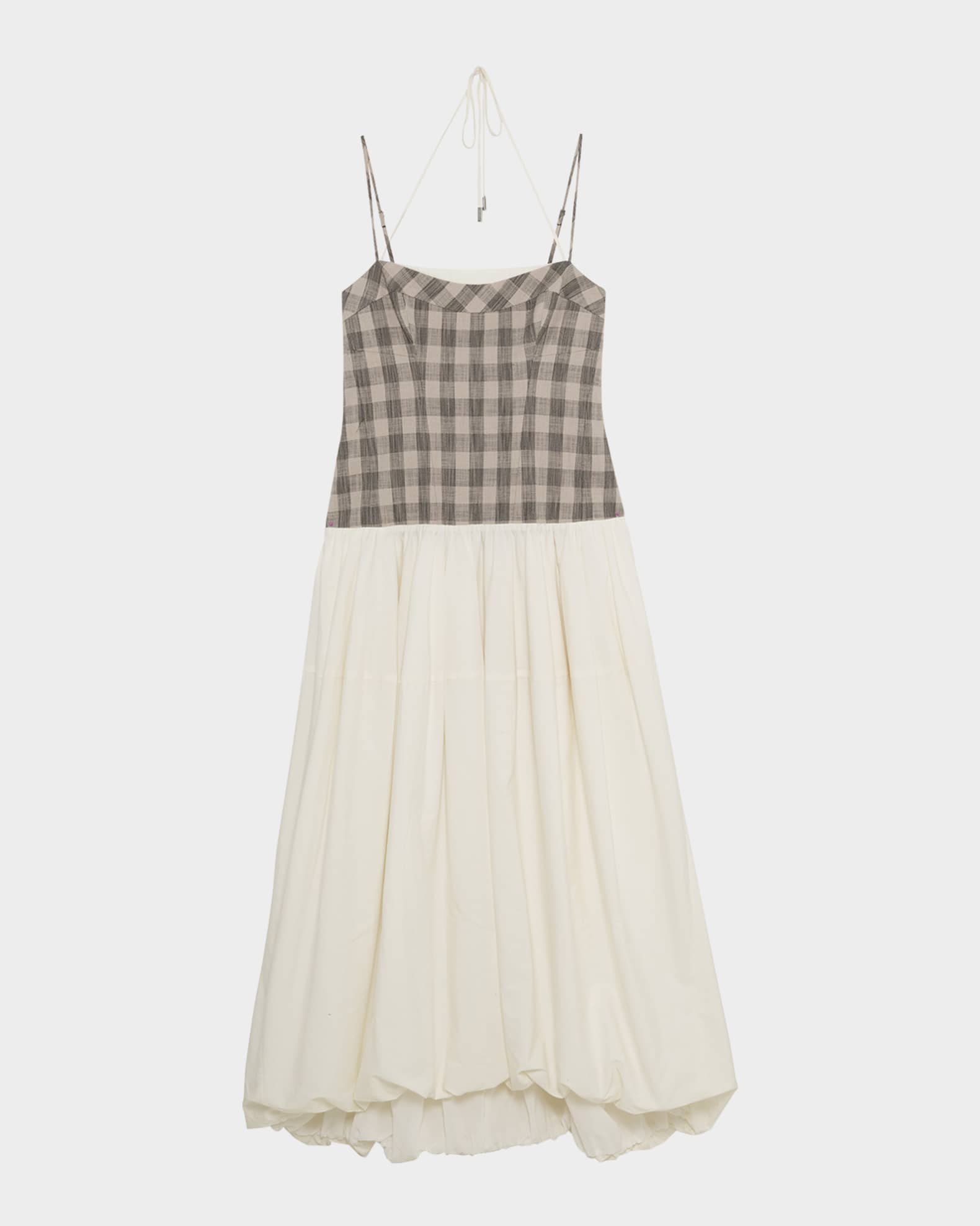Pfeiffer Drop-Waist Bubble Midi Dress 0