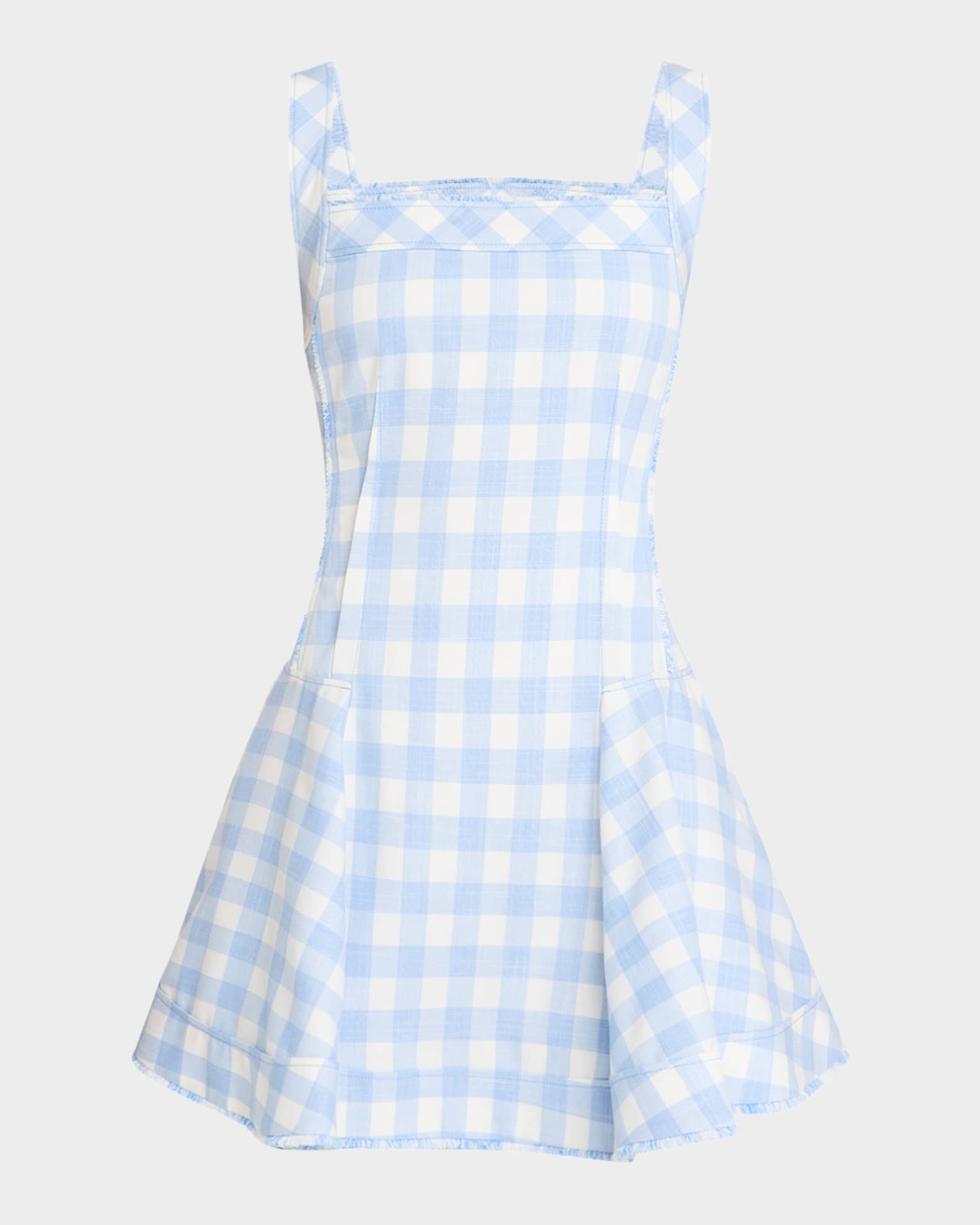 Hannalie Plaid Sleeveless Mini Dress 0
