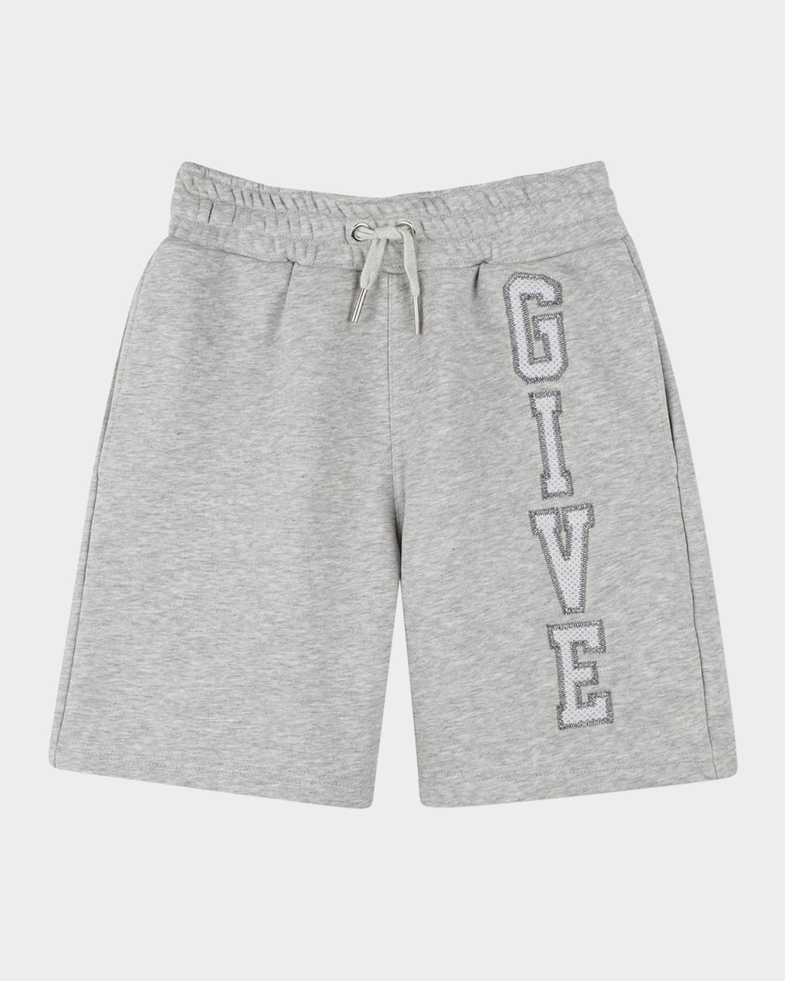 Boy's Embroidered Logo-Print Shorts 0
