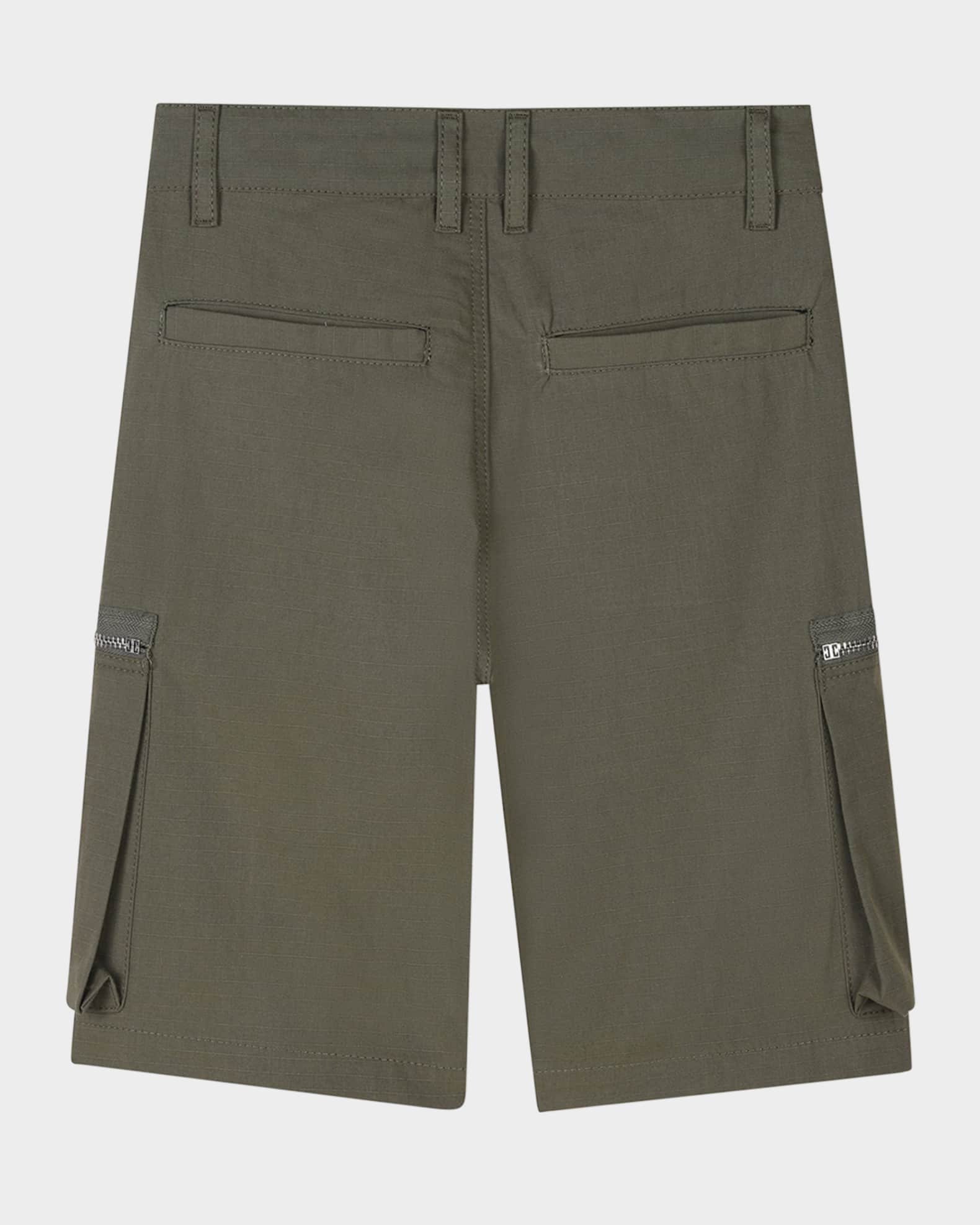 Boy's Logo Embroidered Bermuda Shorts 1