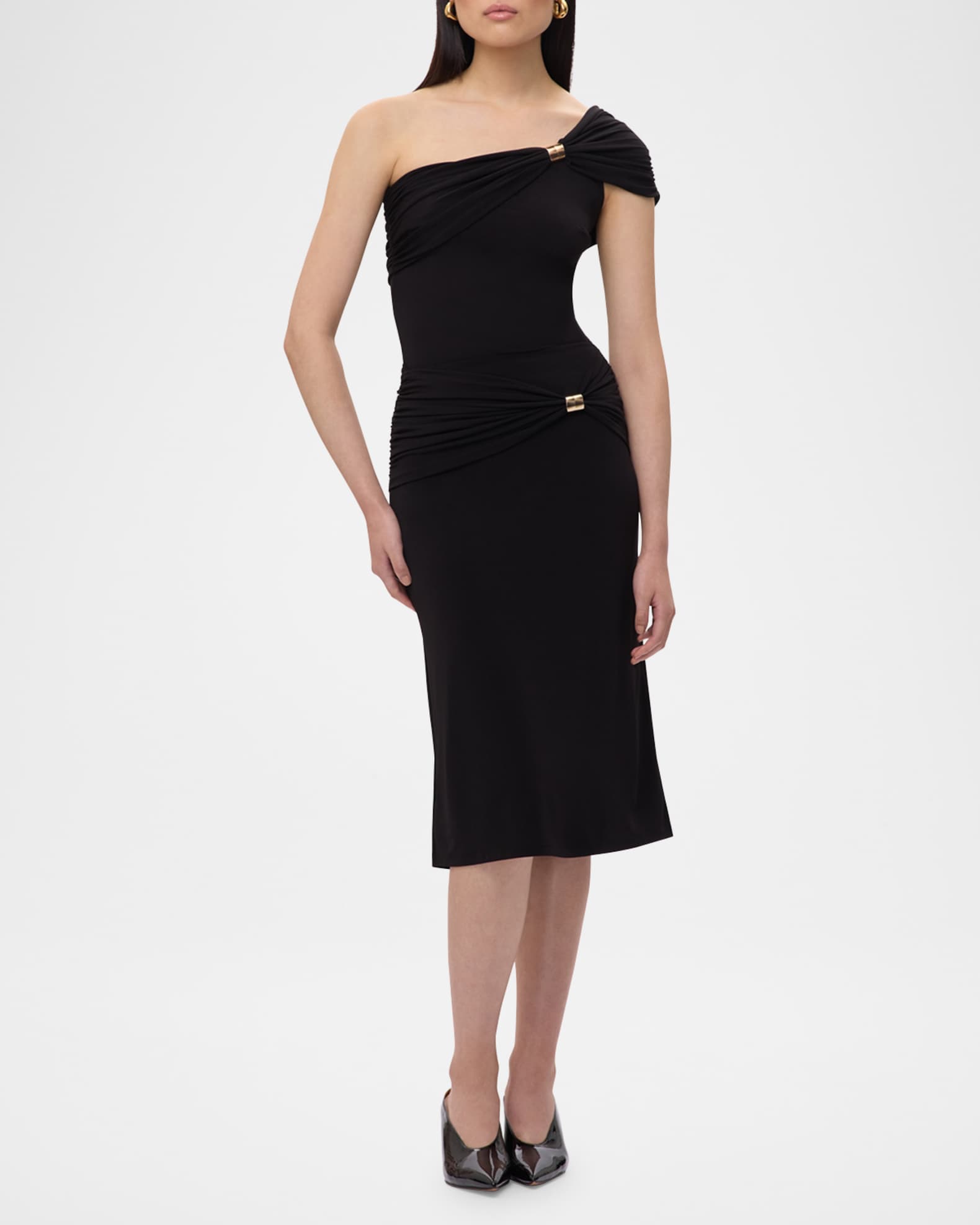 Valentina Drape Midi Skirt 1