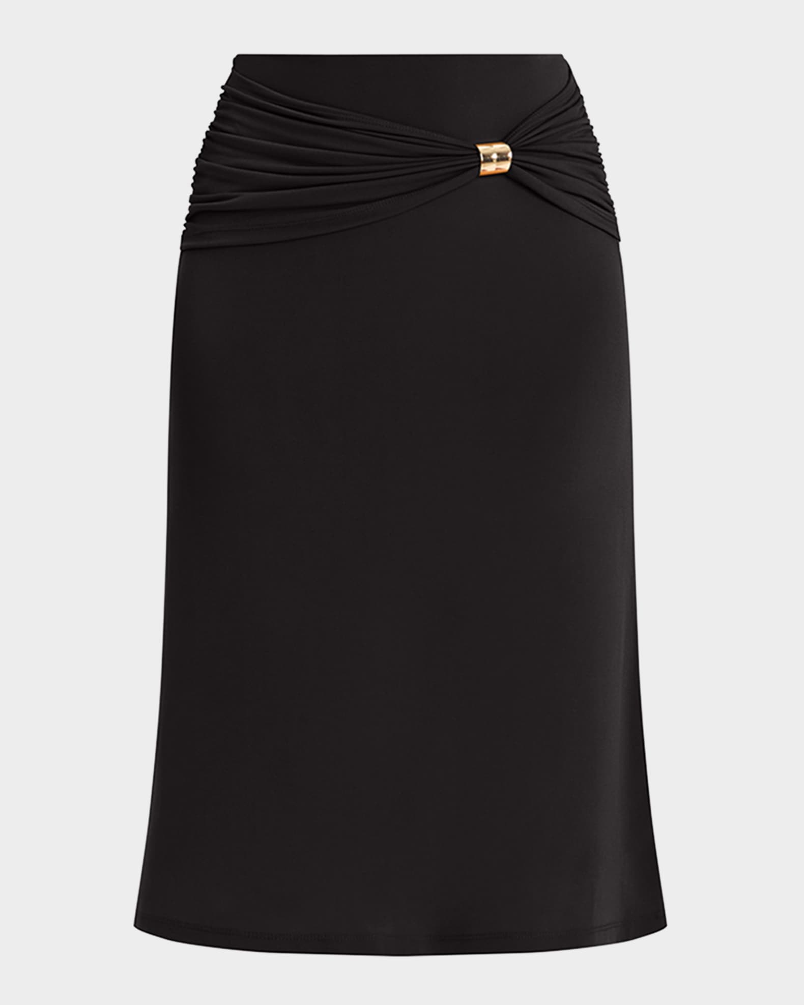 Valentina Drape Midi Skirt 0