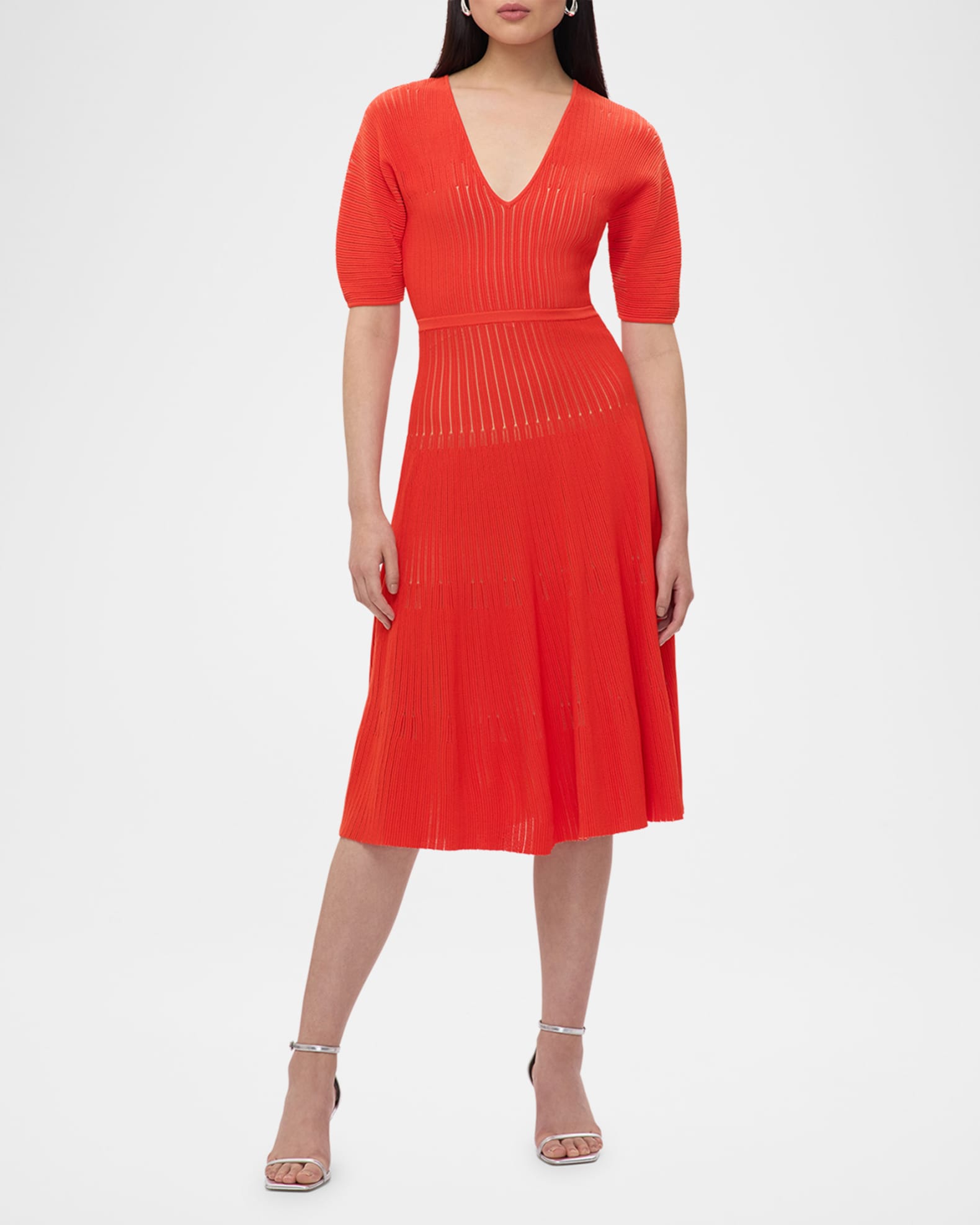 open lace back dress Herve Leger Gown Hire – TENN main image 1