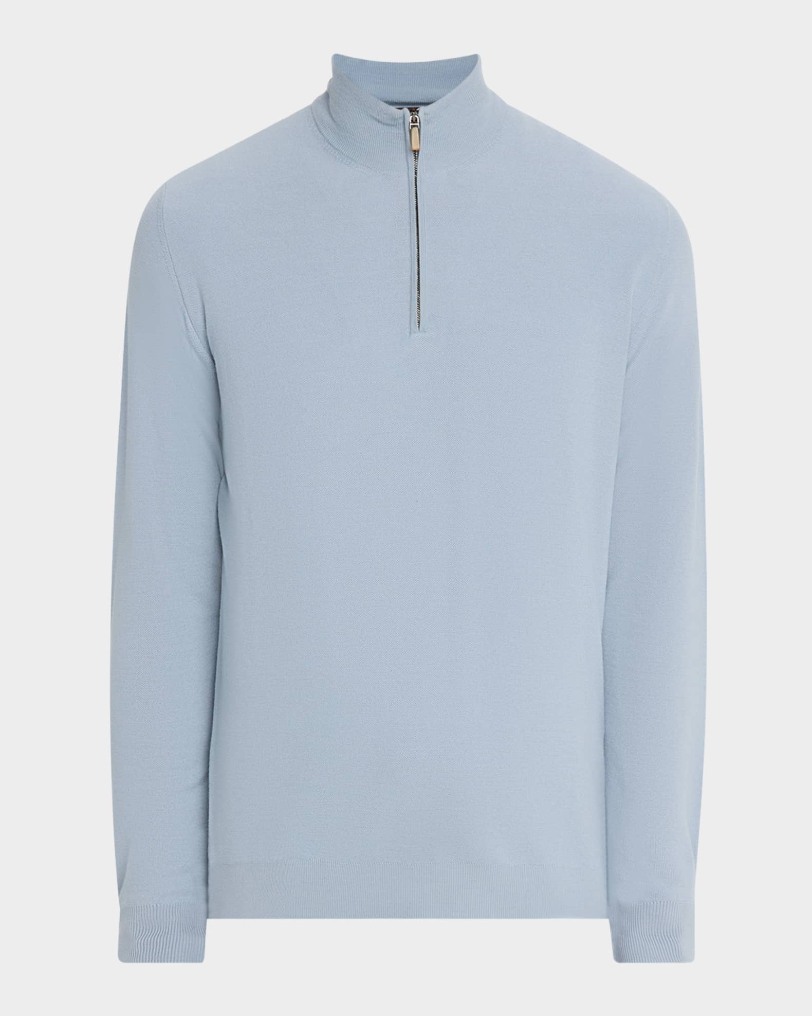 Men's Kid Wool Quarter-Zip Sweater 0