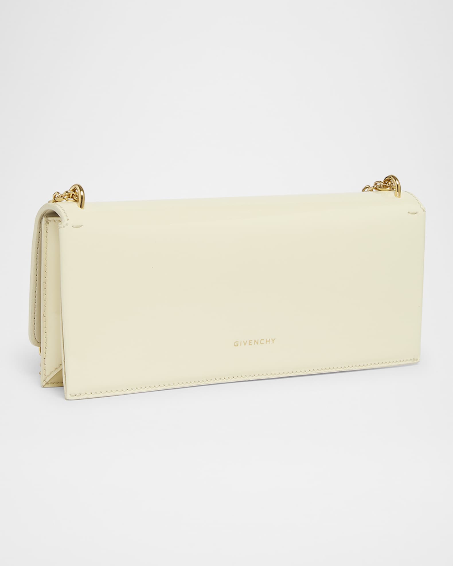 【関税&送料込】Givenchy Ivory Leather Mini 4G Shoulder Bag Givenchy 4G Liquid Small Chain Shoulder Bag in Leather