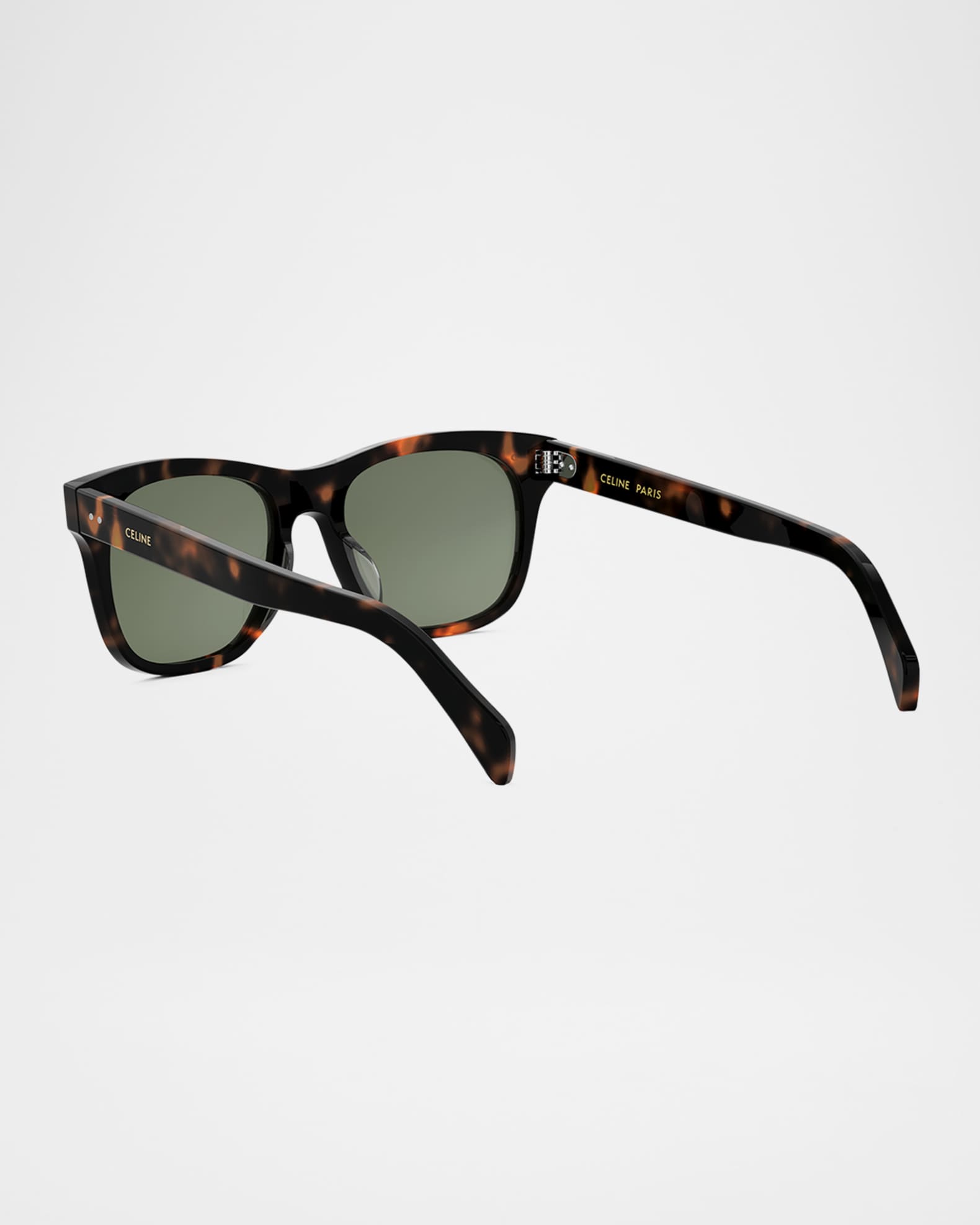 Men's Celine Thin Acetate Square Sunglasses 1