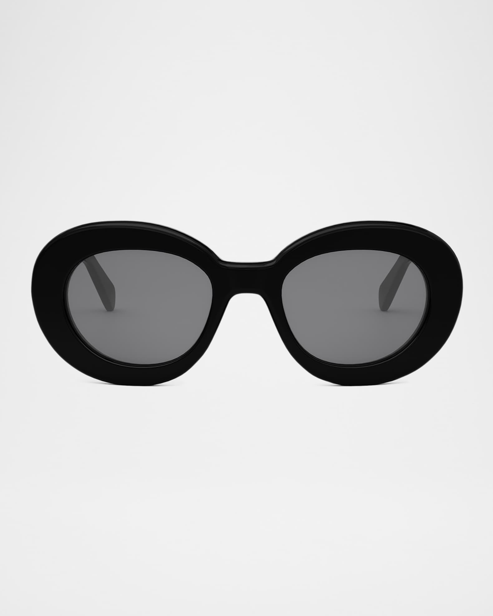 サングラス CELINE Triomphe acetate sunglasses CELINE EYEWEAR Triomphe rectangular-frame acetate sunglasses