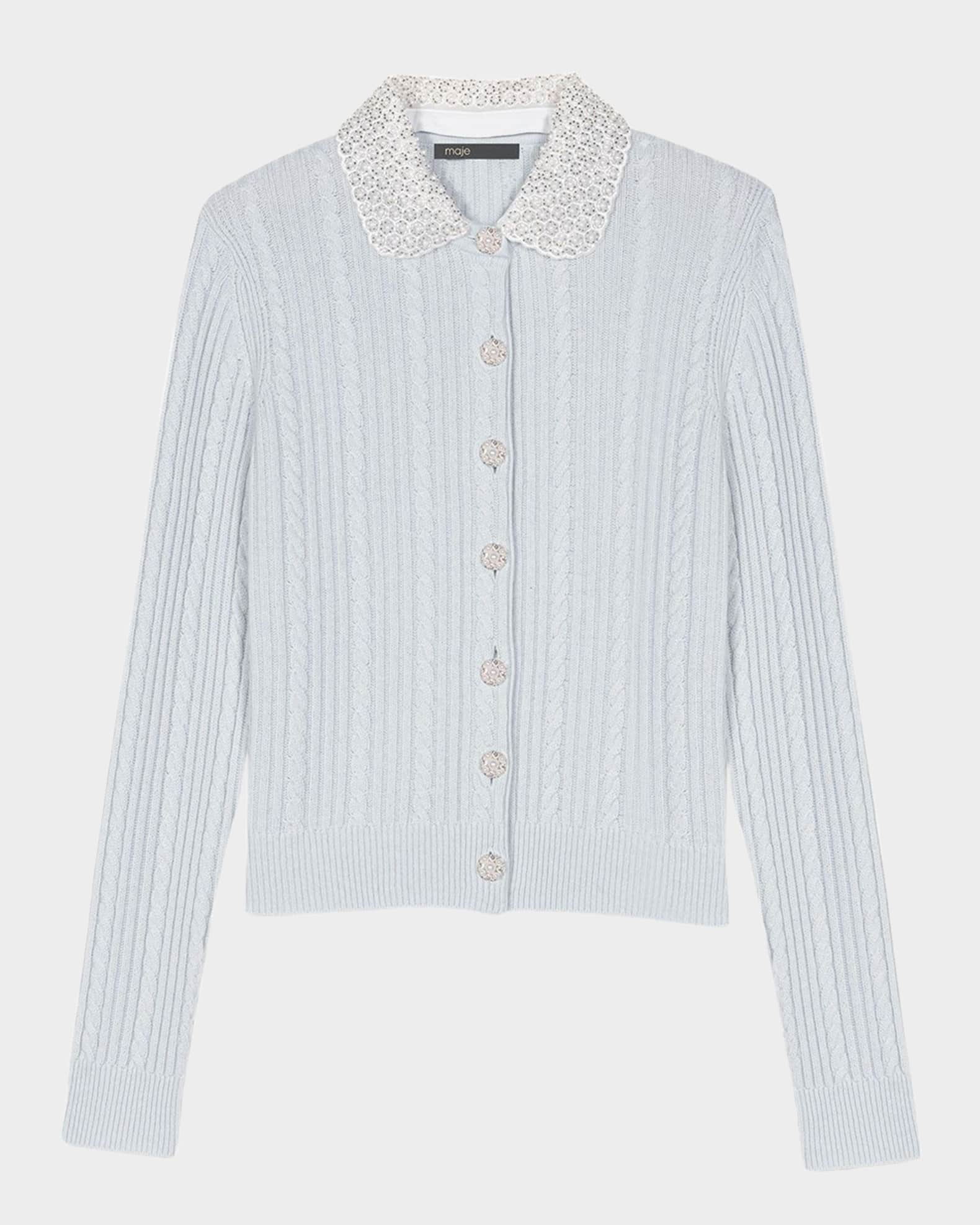 Maje cable knit sweater store