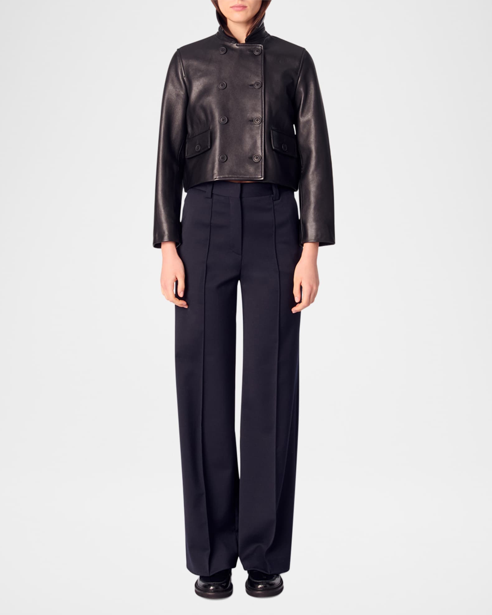 Pernoti Straight-Leg Trousers 1