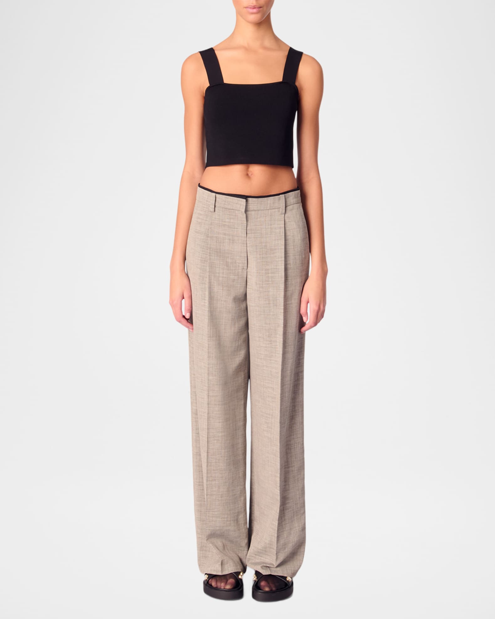Pigrisa Wide-Leg Trousers 1