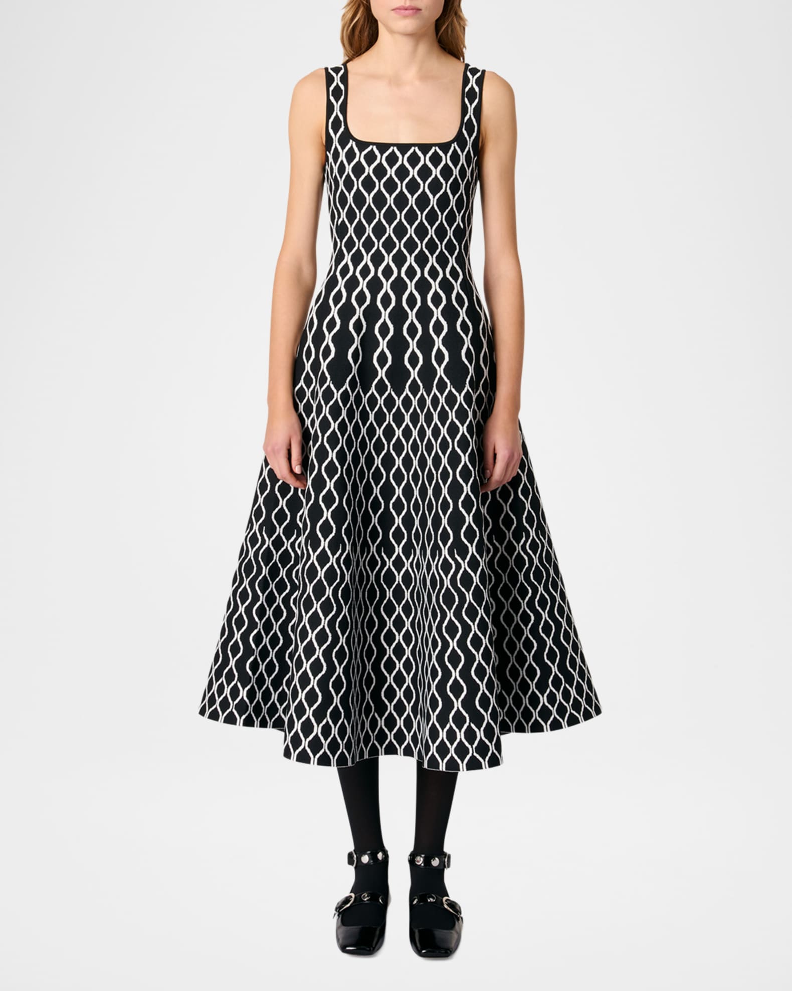 Maje Russely Jacquard Knit Mini Dress | Neiman Marcus