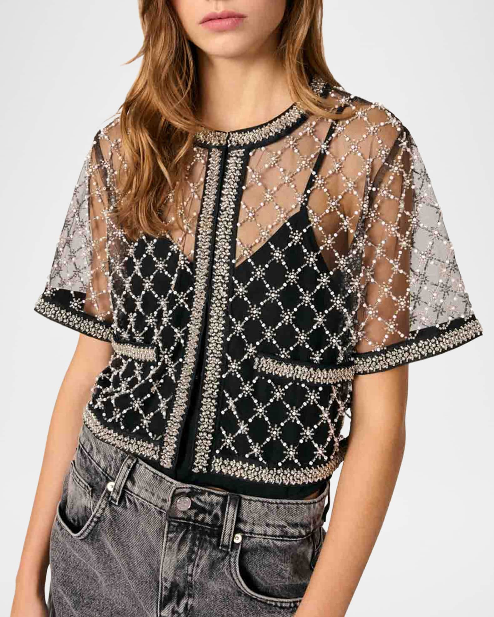 M me eme／Candy sleeve lace tops(eme10708) | All Item | Mmeeme