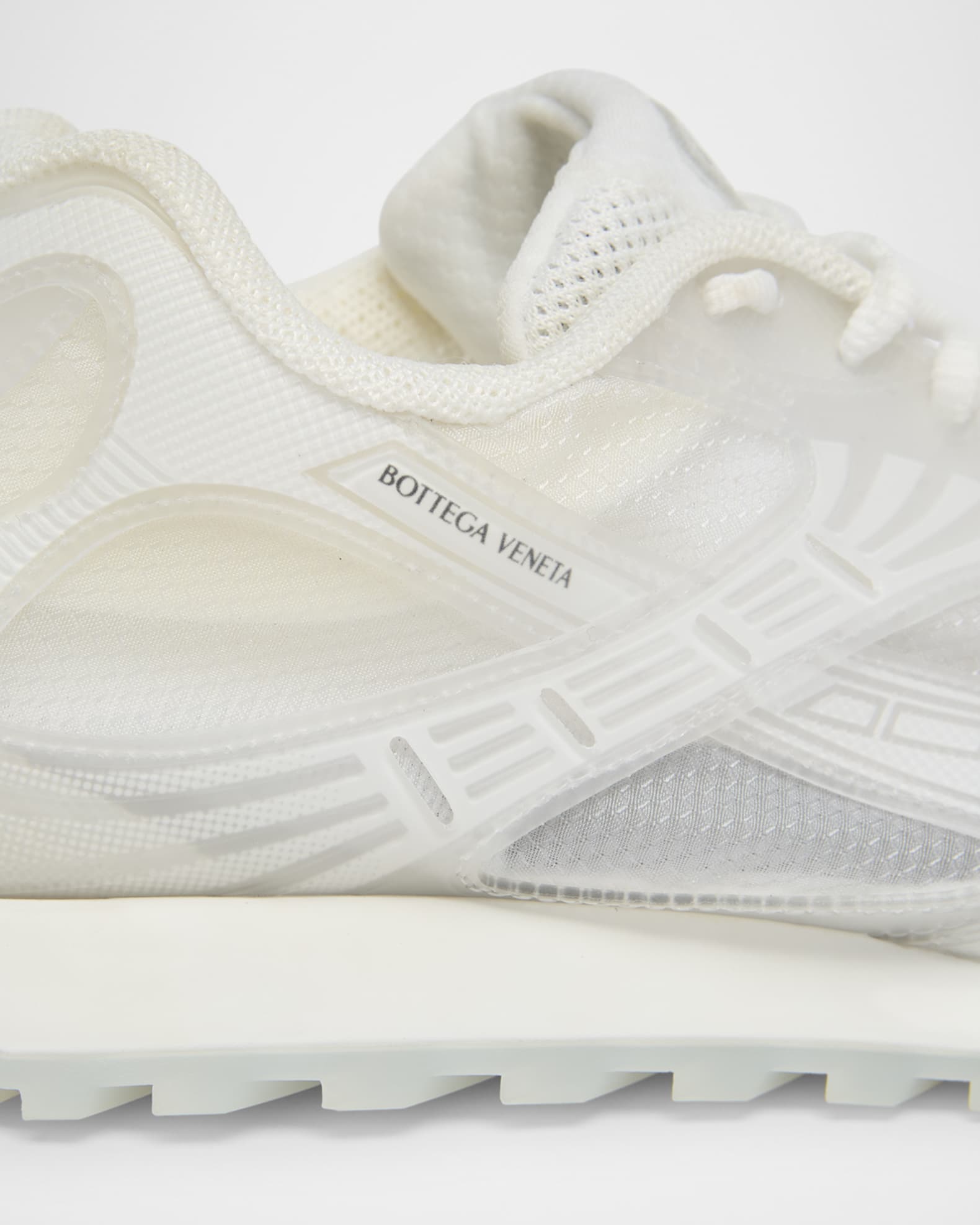 Bottega Veneta Orbit Transparent Runner Sneakers | Neiman Marcus