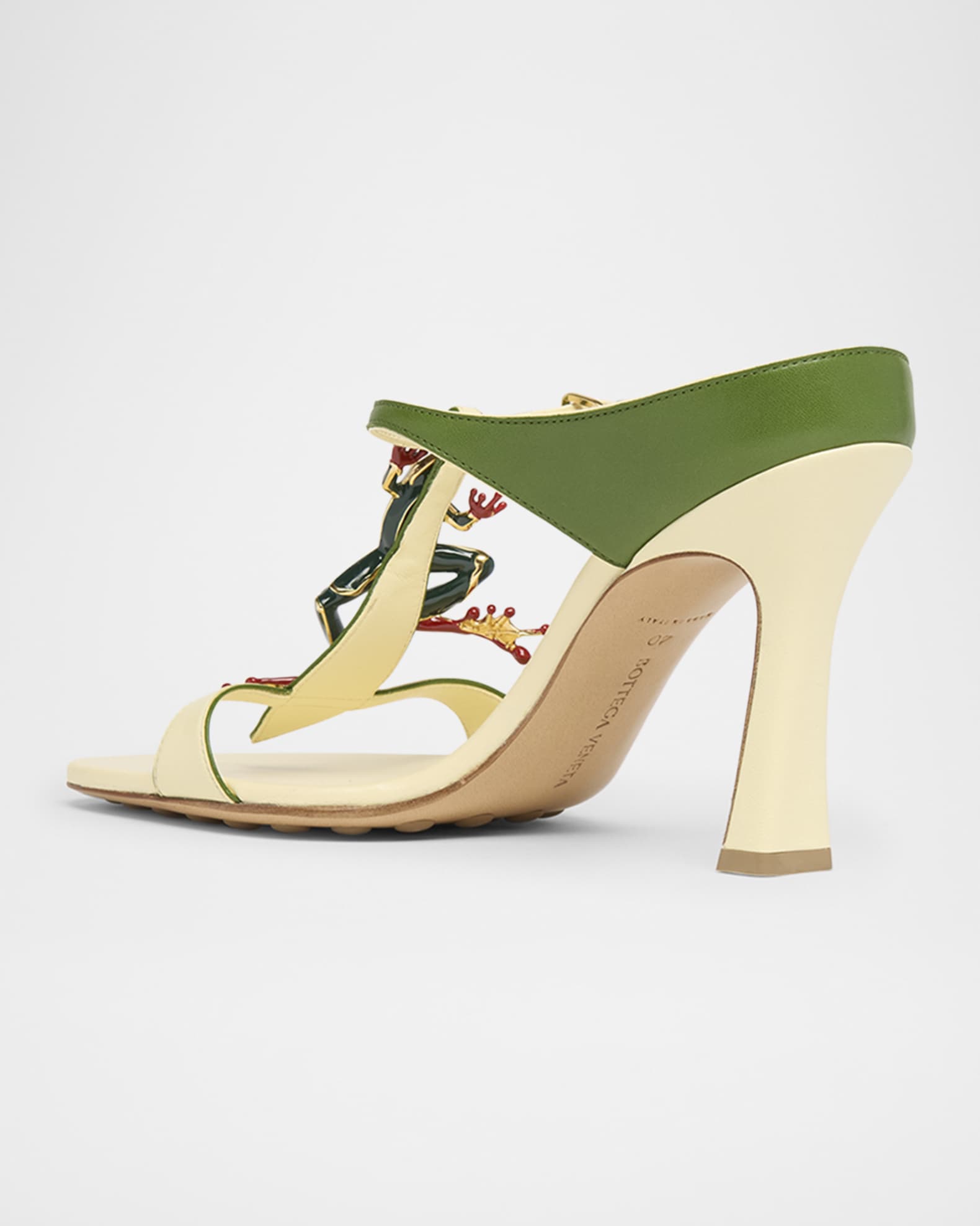 サンダル・ミュール BOTTEGA VENETA RANA MULE SANDALS IN SHINY LEATHER BOTTEGA VENETA Rana metallic leather mules | NET-A-PORTER