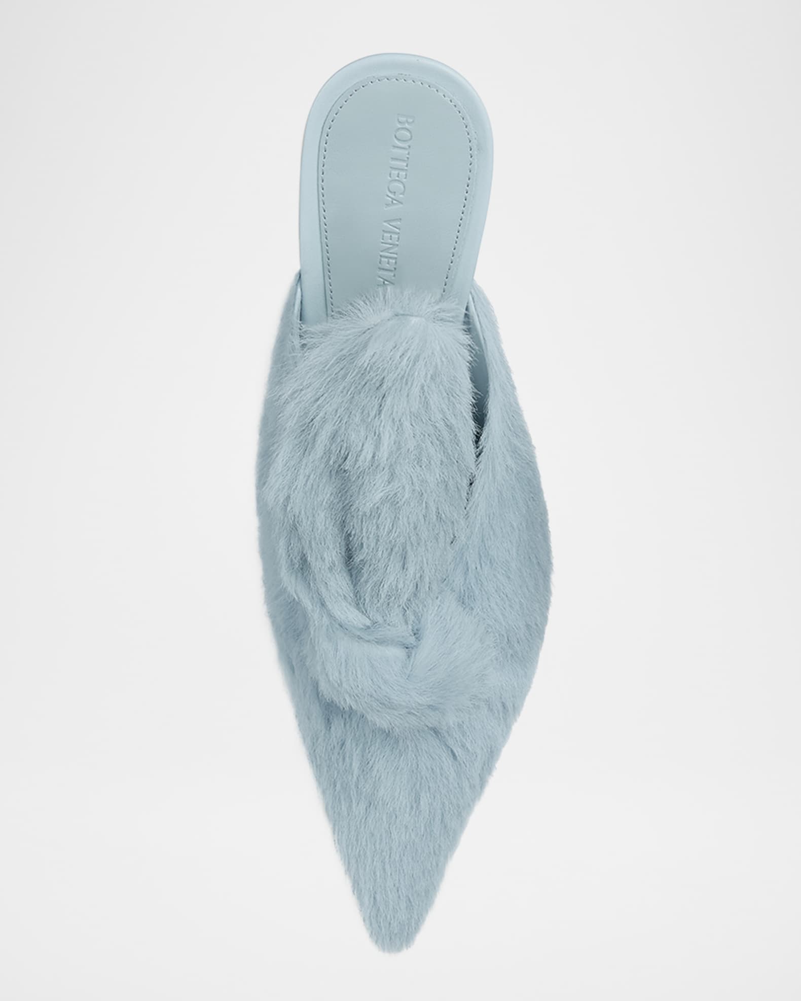 Bottega Veneta Knotted Calf Hair Mule Pumps | Neiman Marcus