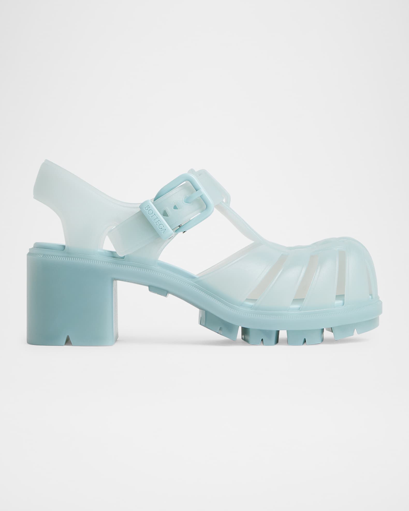 Bottega Veneta Medusa Jelly Fisherman Sandals | Neiman Marcus