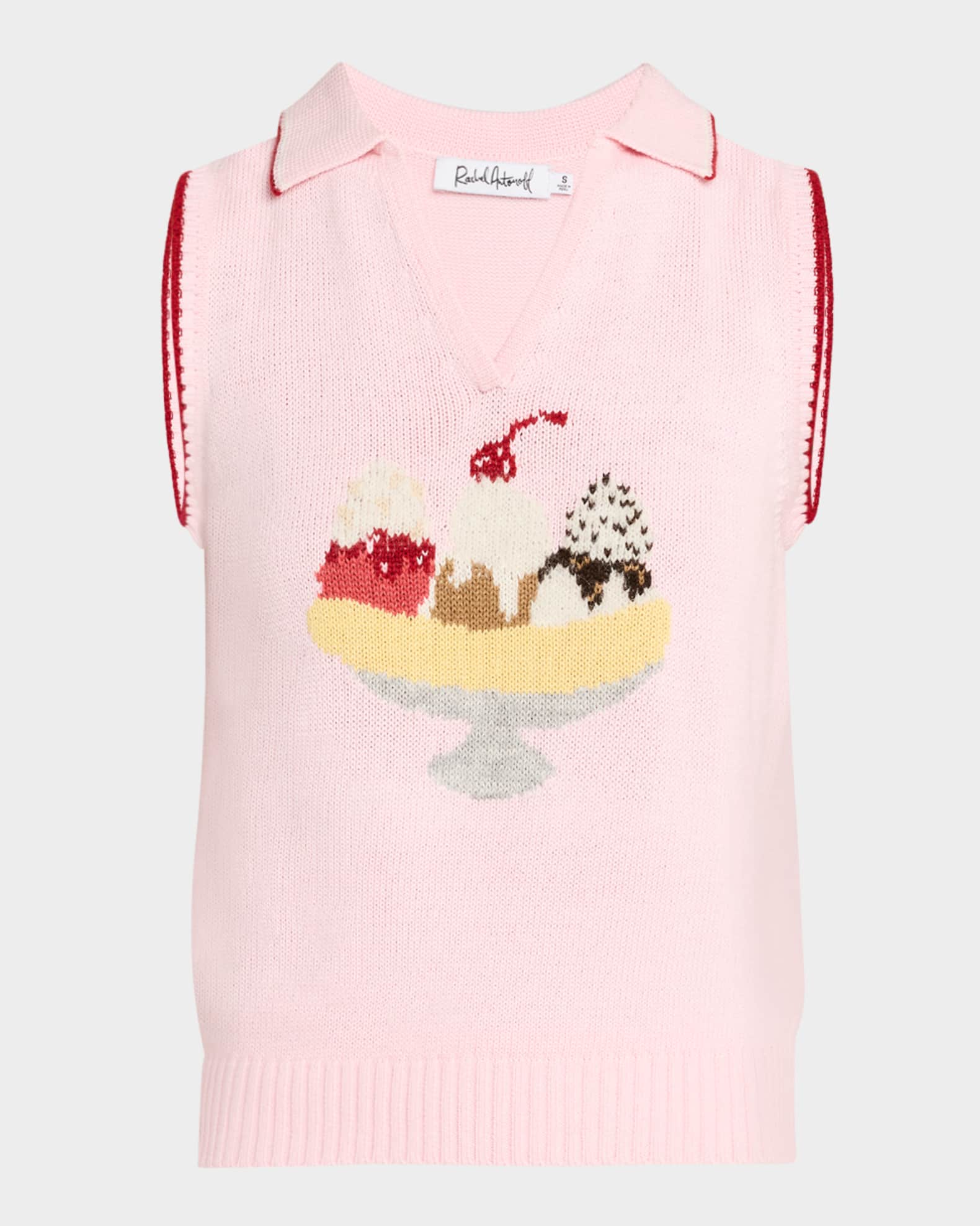Split Sleeveless Polo Vest
