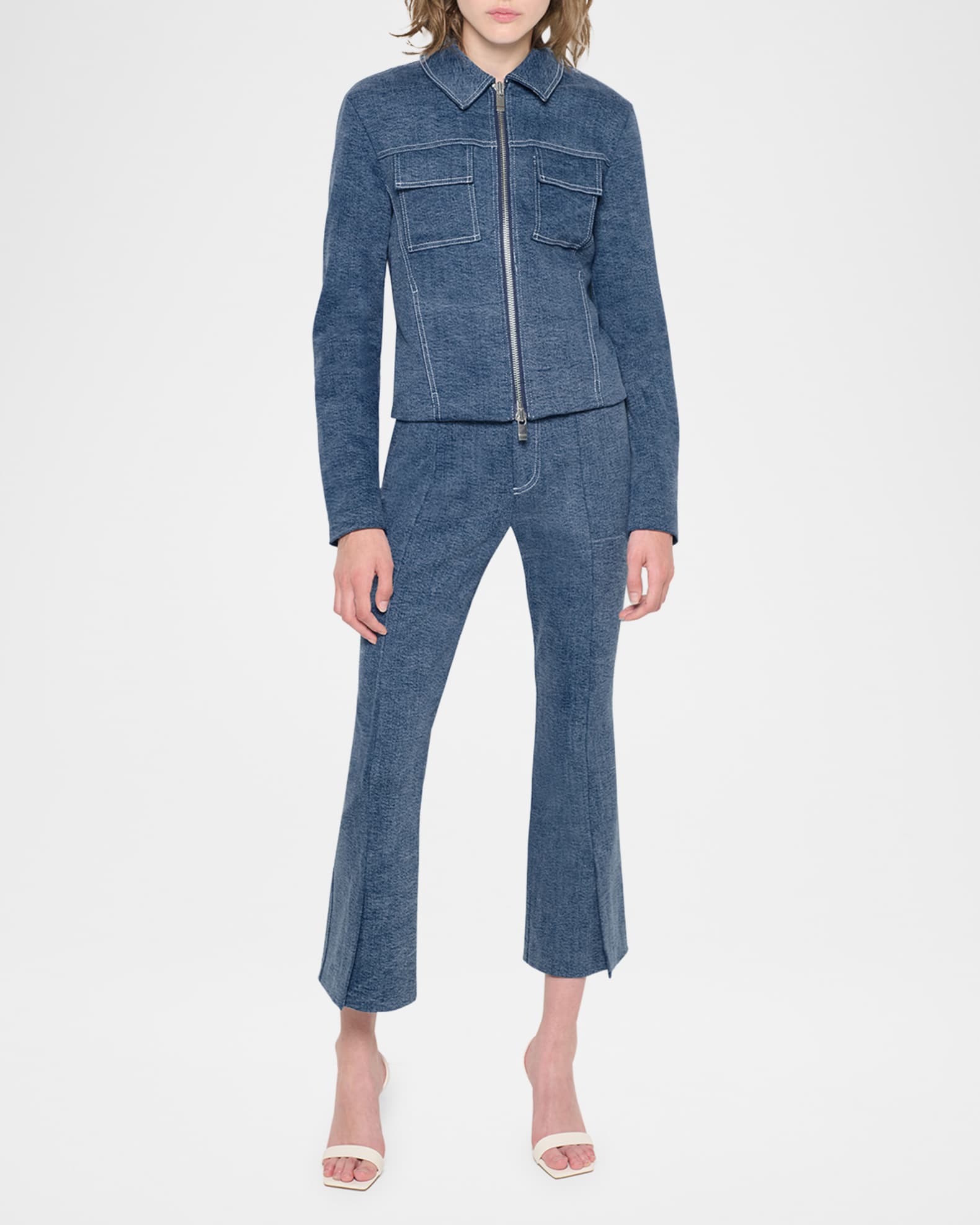 Gianna Denim Zip Jacket 1