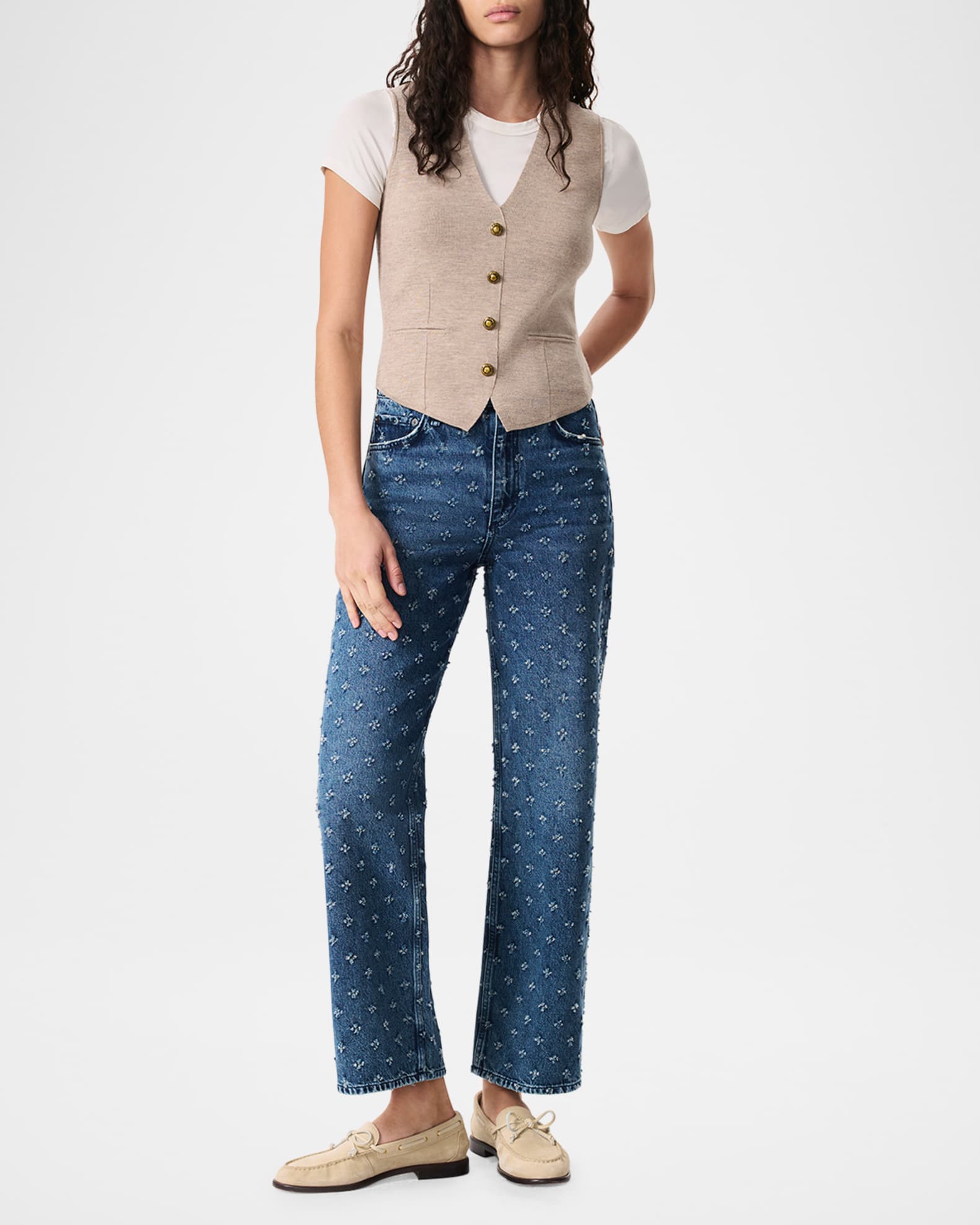 Ella Wool-Blend Vest 1