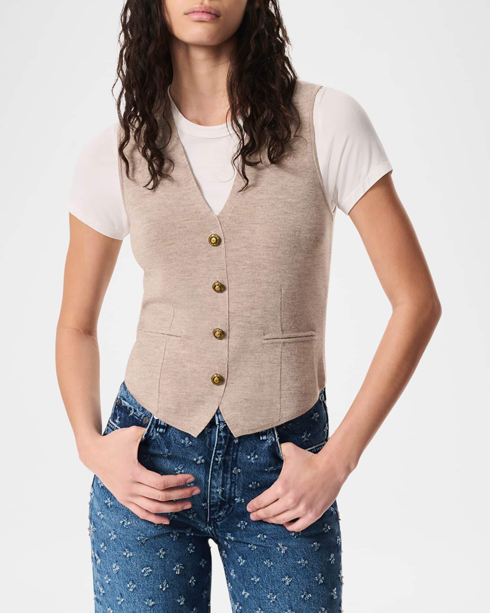 Ella Vest Navy