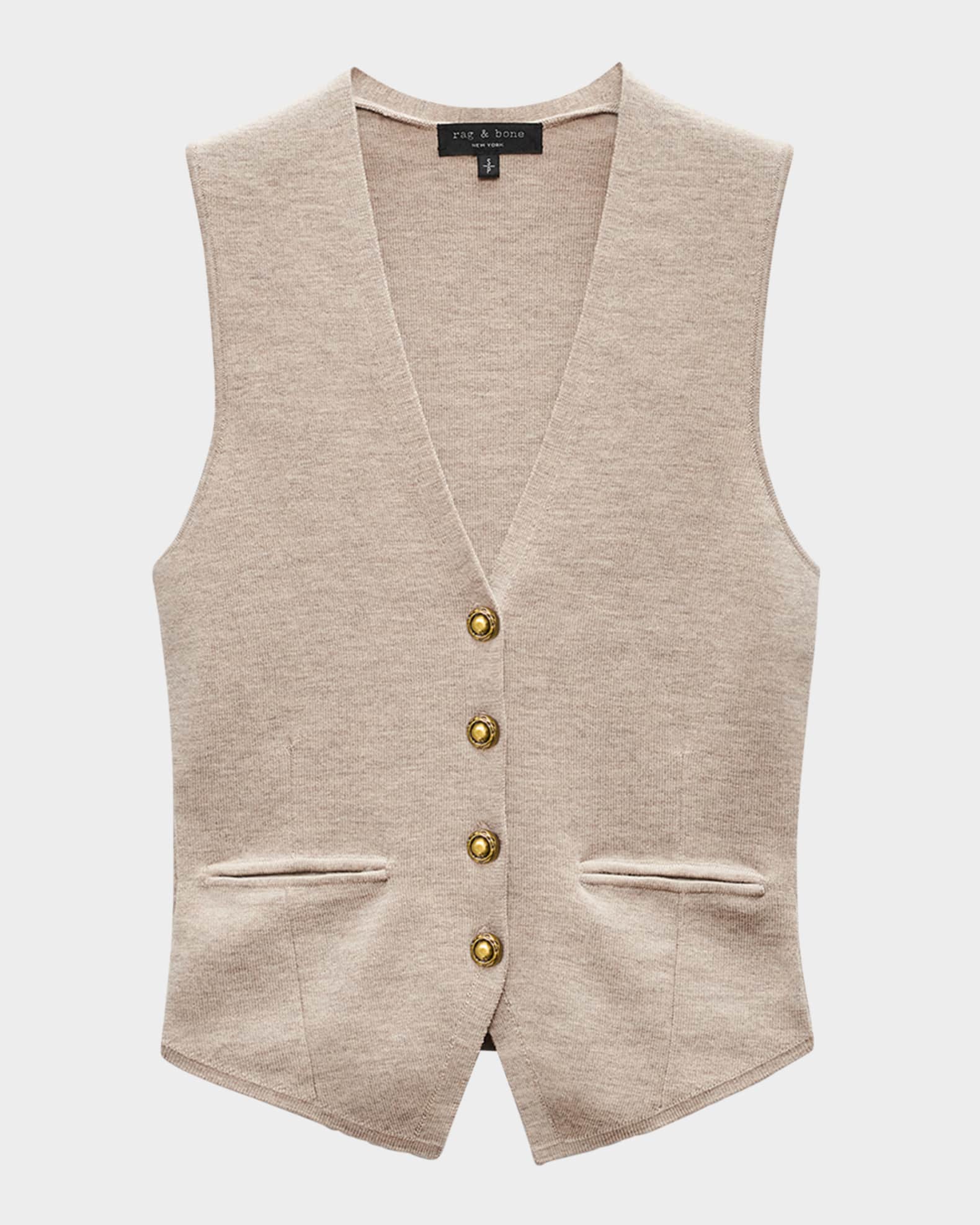 Ella Wool-Blend Vest 0