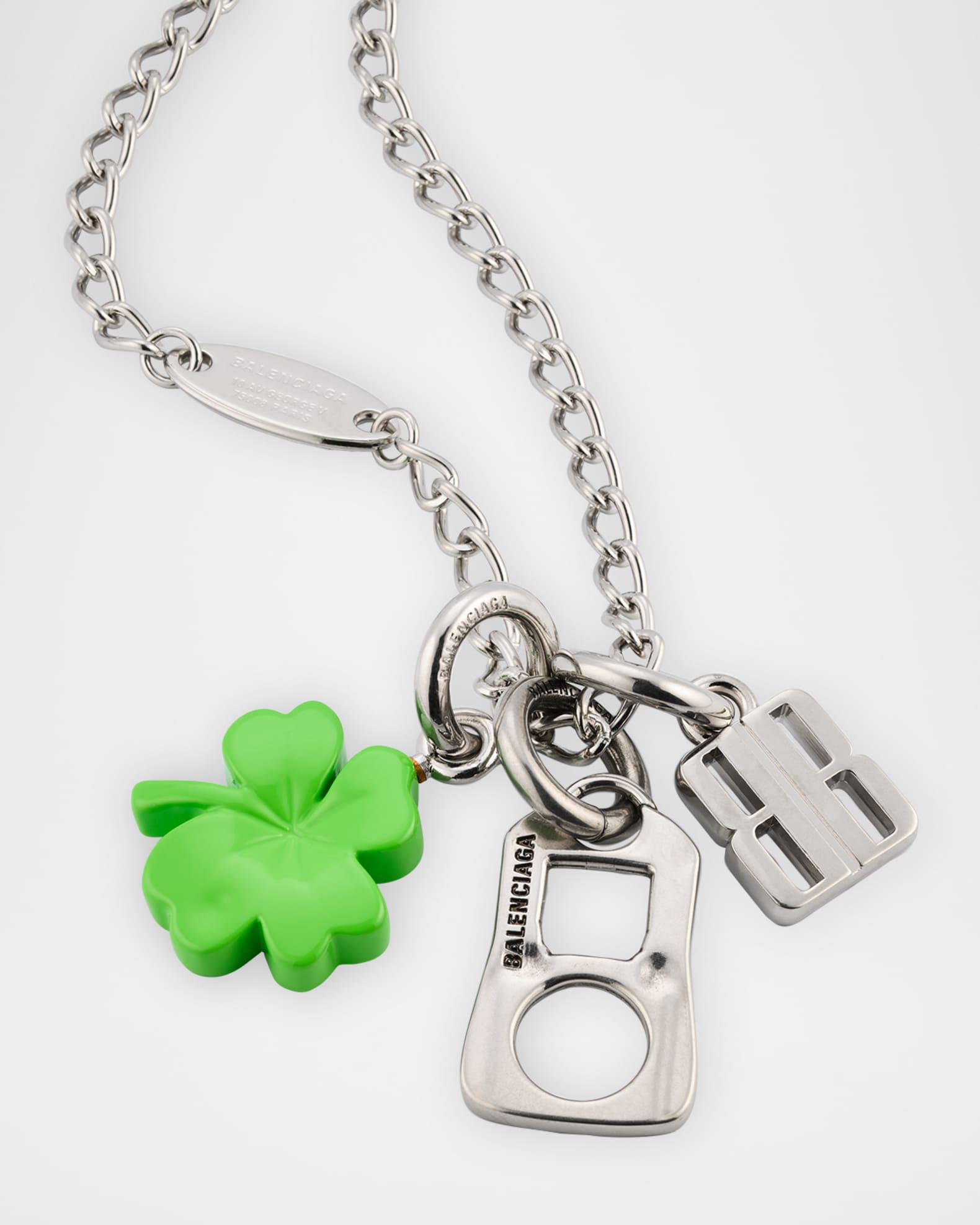 【BALENCIAGA】Carousel Clover Collector ネックレス Balenciaga Carousel Clover Collector Charm Necklace | Neiman