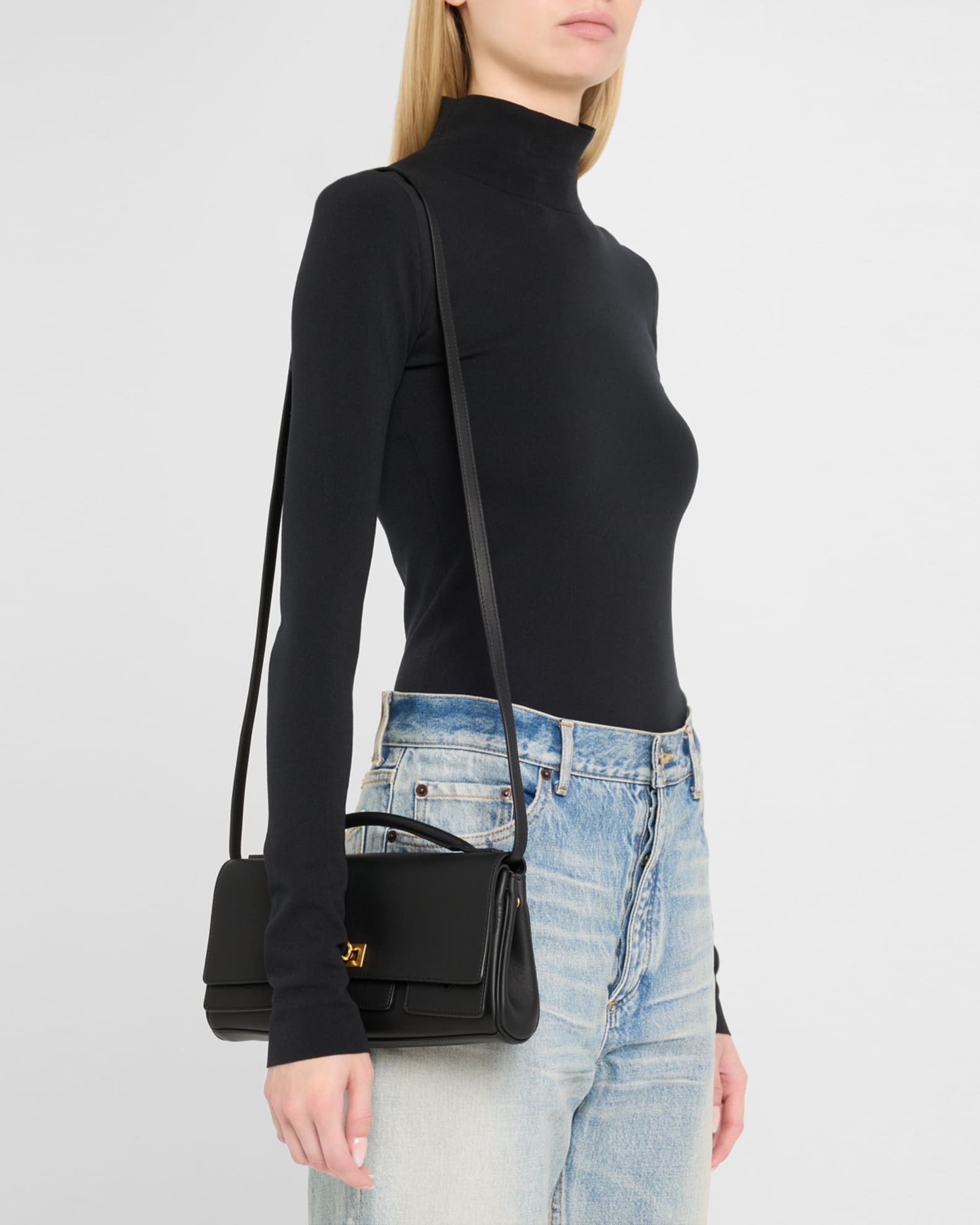 Bel Air Flap Leather Top-Handle Bag 1