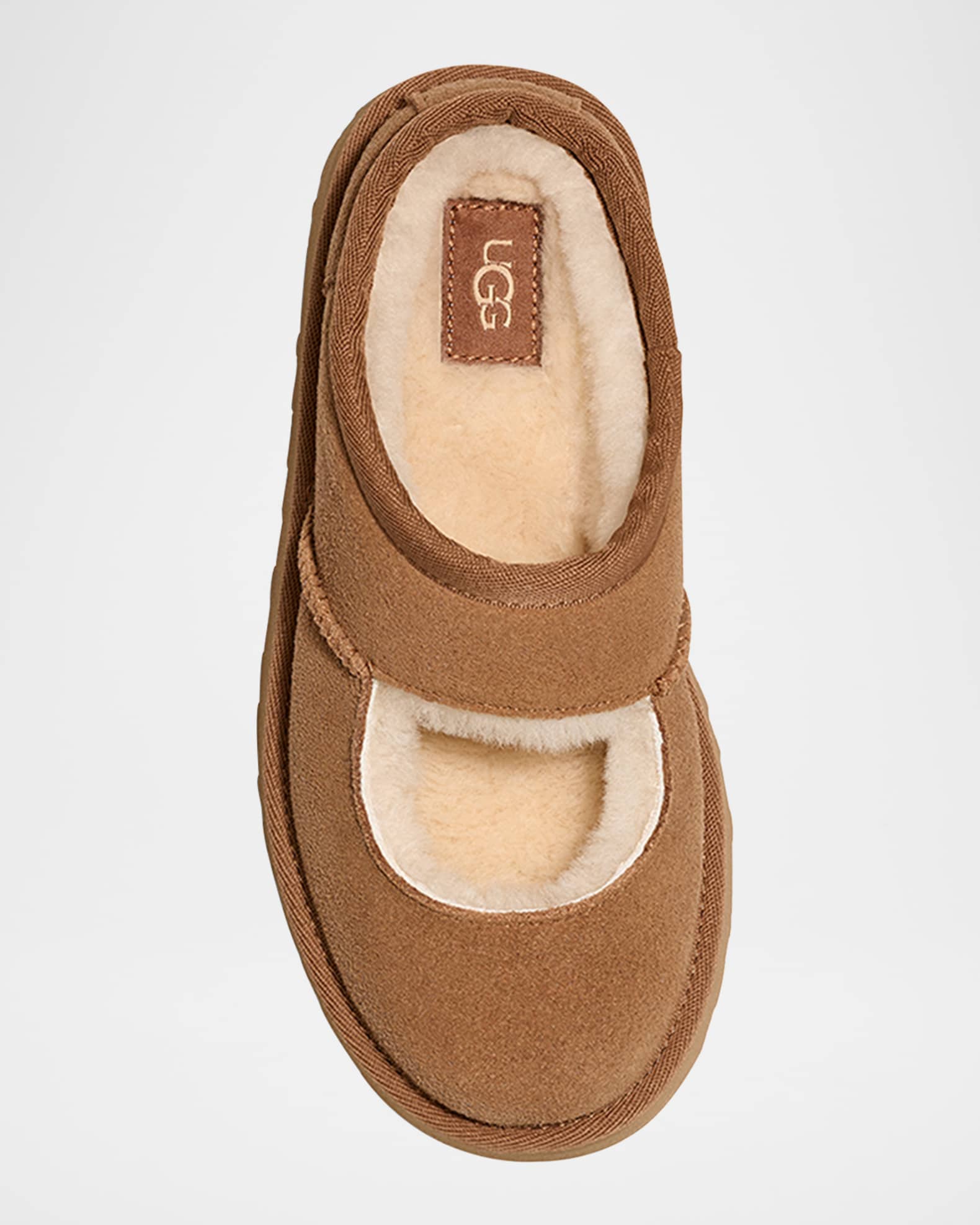 UGG Girl's, Bea Suede Mary Jane Mules, Kids | Neiman Marcus