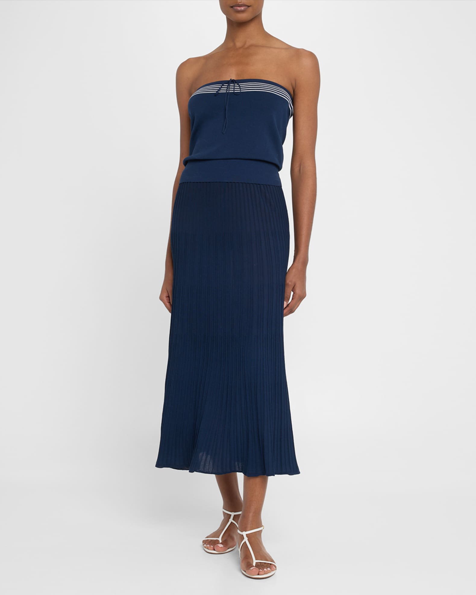 Citara Ribbed Midi Skirt - Thumbnail 2