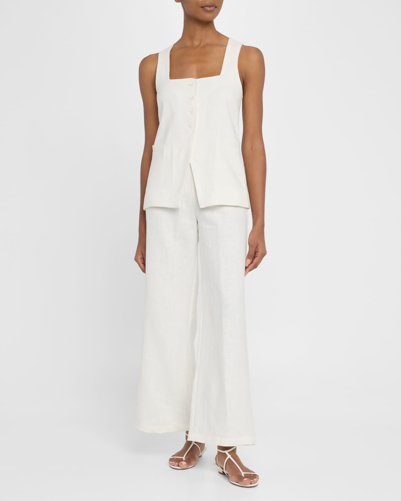 Jackie Linen Vest 1