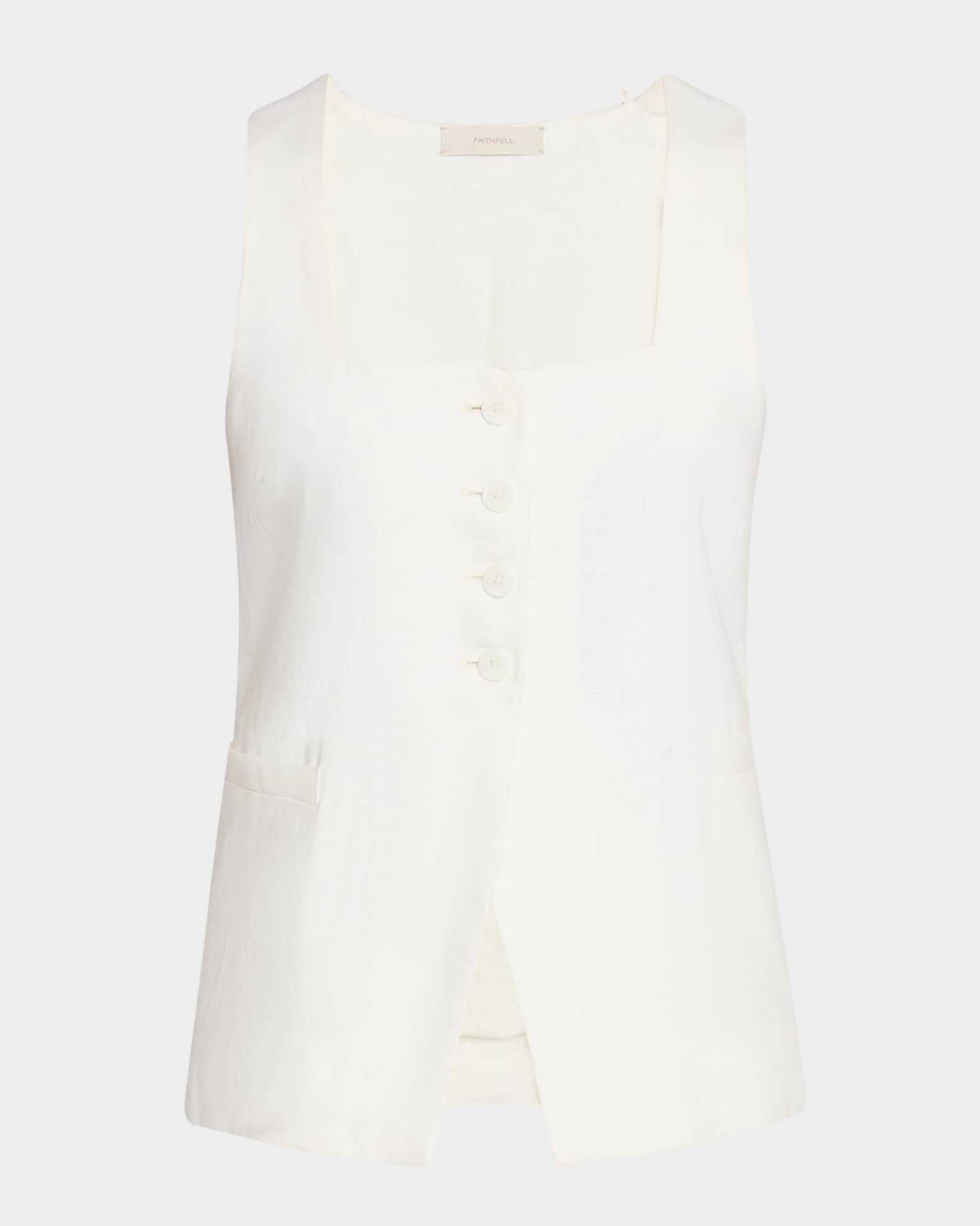 Jackie Linen Vest 0