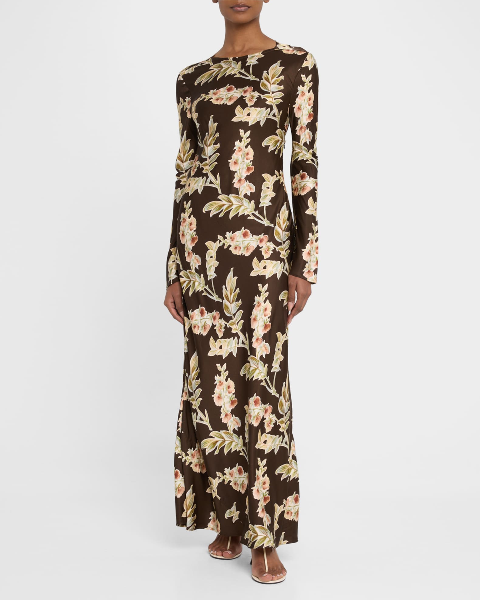 Faroe Bias-Cut Maxi Dress
