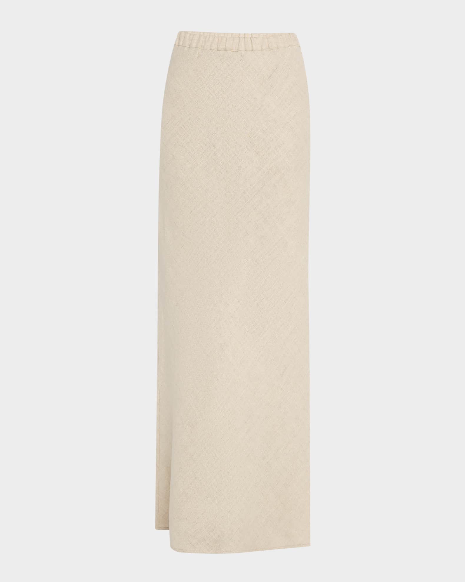 Faye Linen Maxi Skirt 0