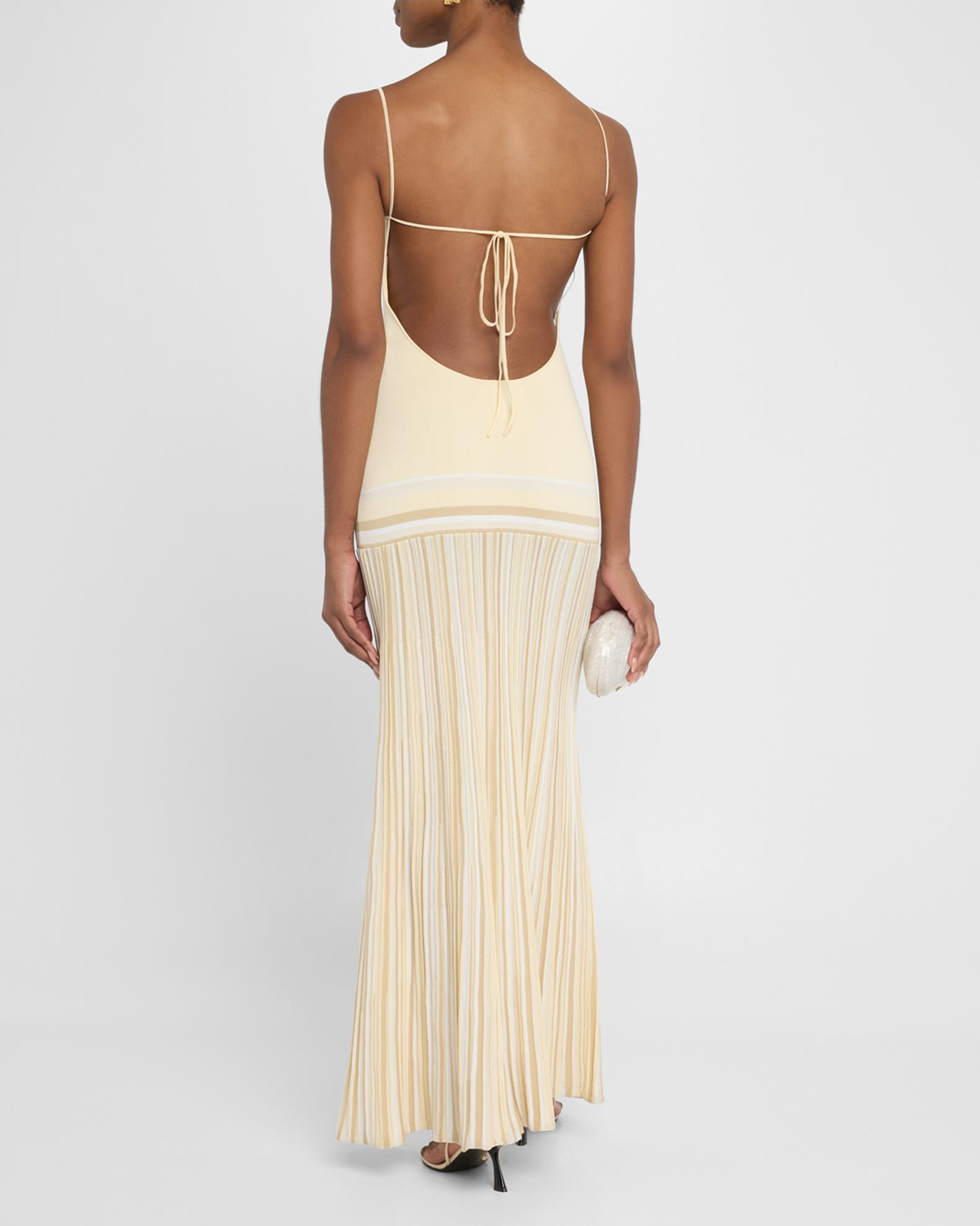 NATHANIAL CHRISTIAN Wool maxi dress