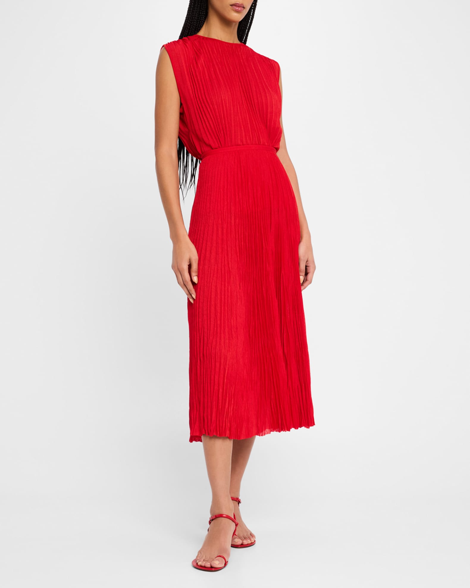 Rosalyn Pleated Jersey Skirt 1