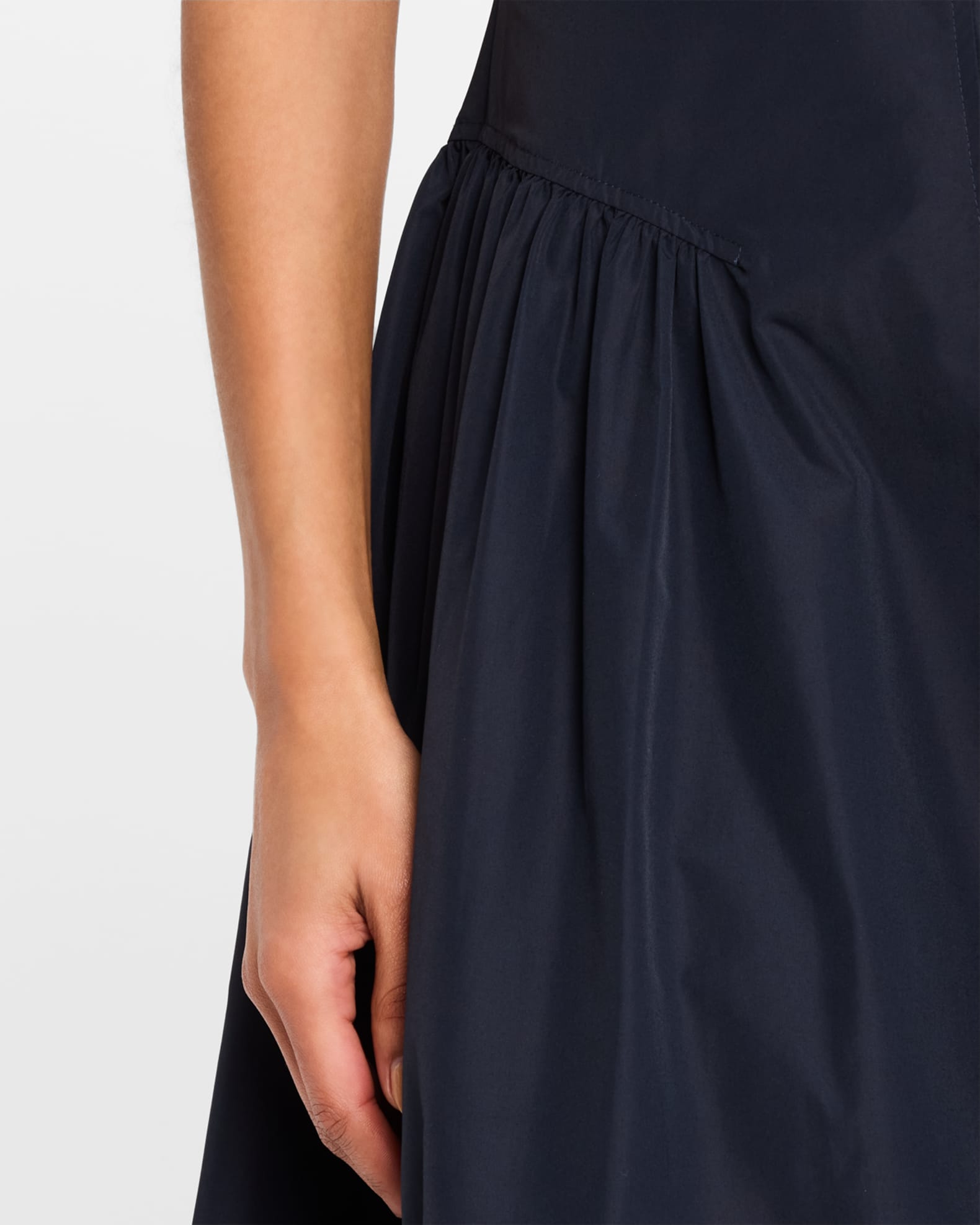 kendall cotton midi dress Kendall polka dot cotton midi dress in brown - Rixo