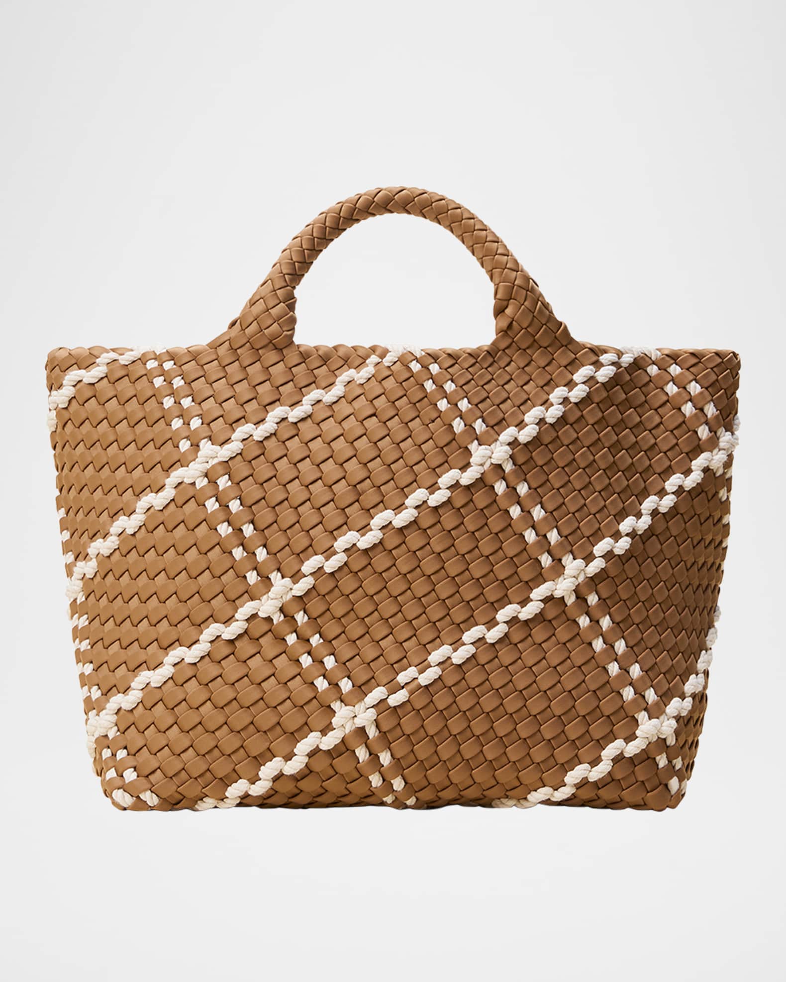 St. Barths Medium Striped Woven Tote Bag 0